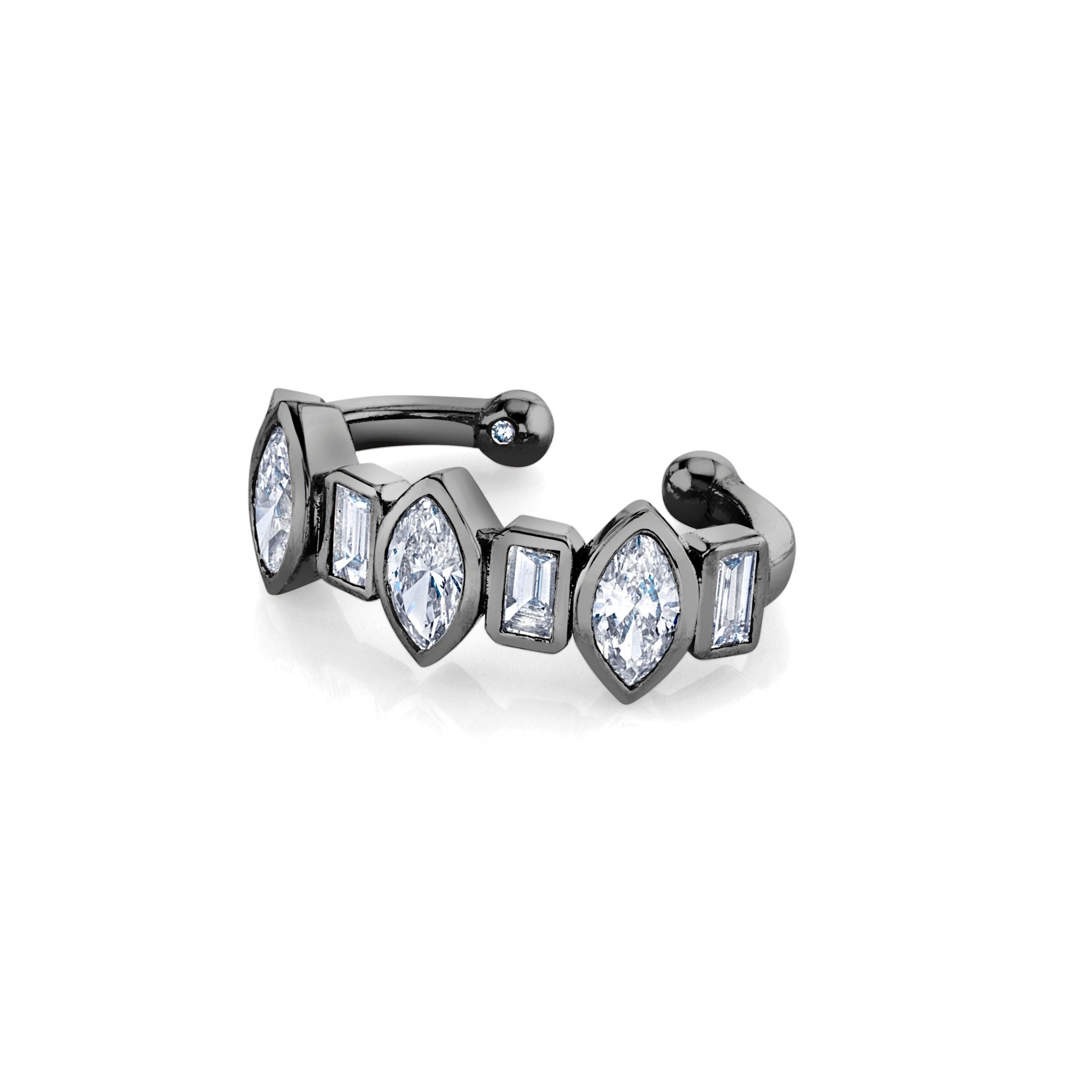 DIAMOND BEZEL EAR CUFF