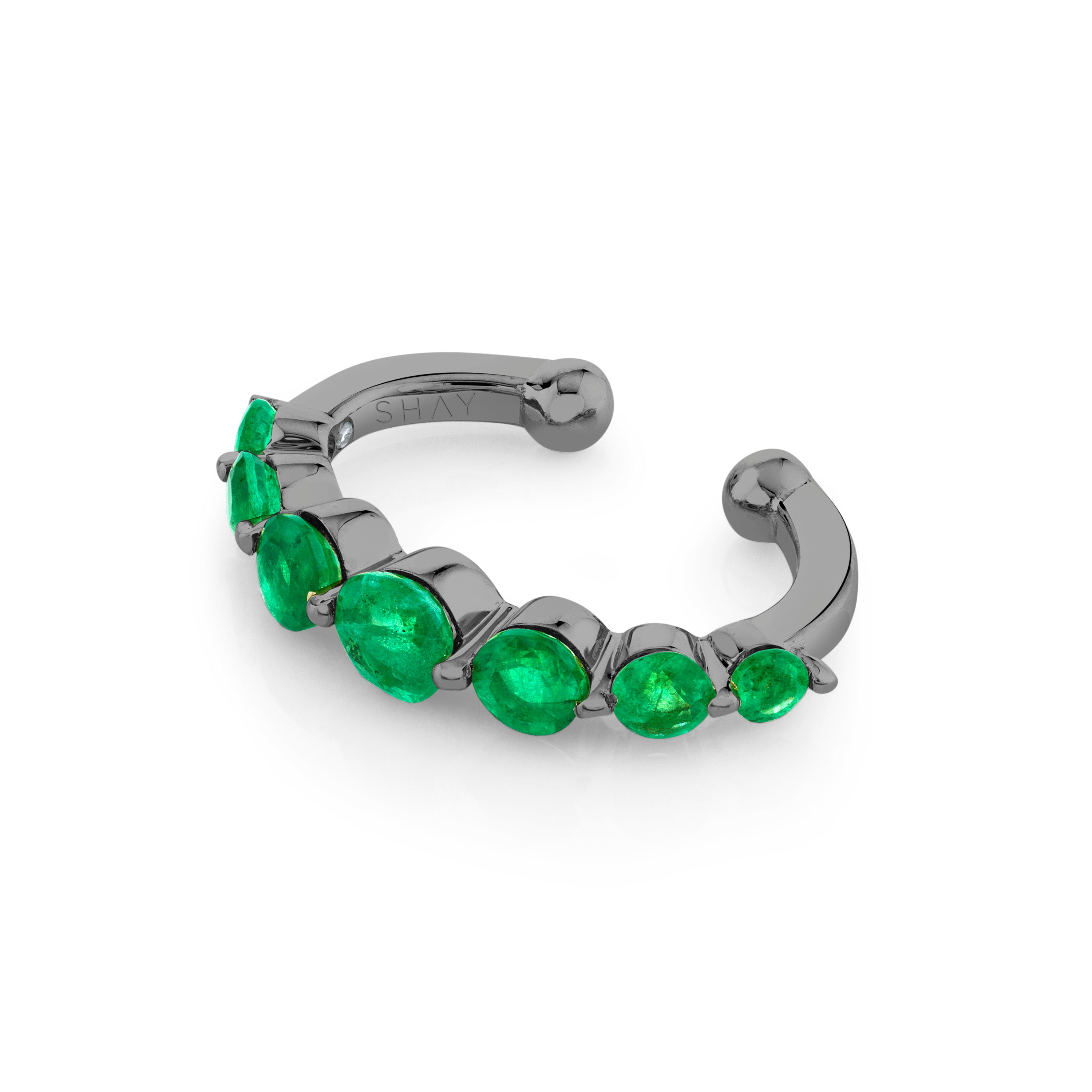 EMERALD GRADUAL EAR CUFF