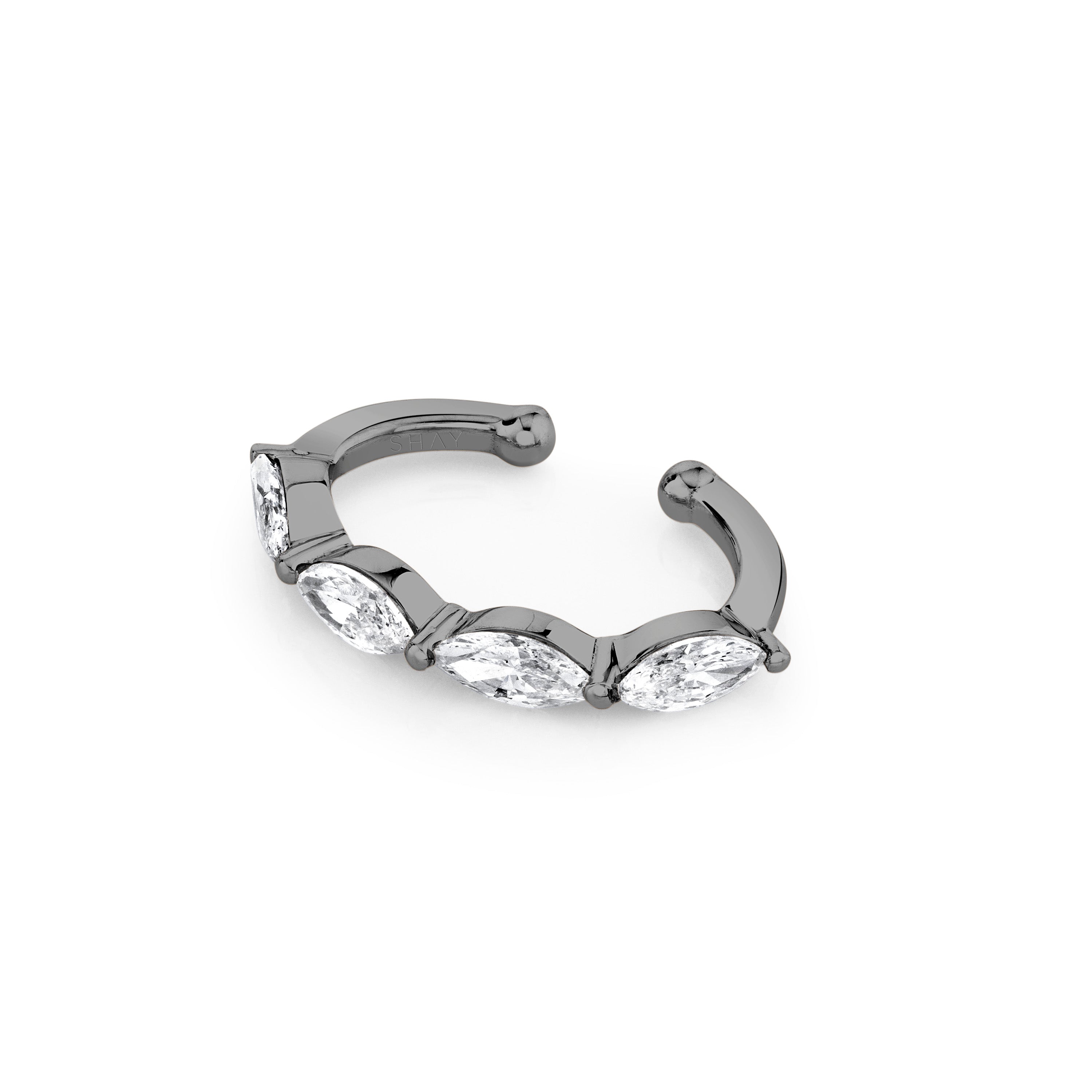 DIAMOND EAST WEST EAR CUFF