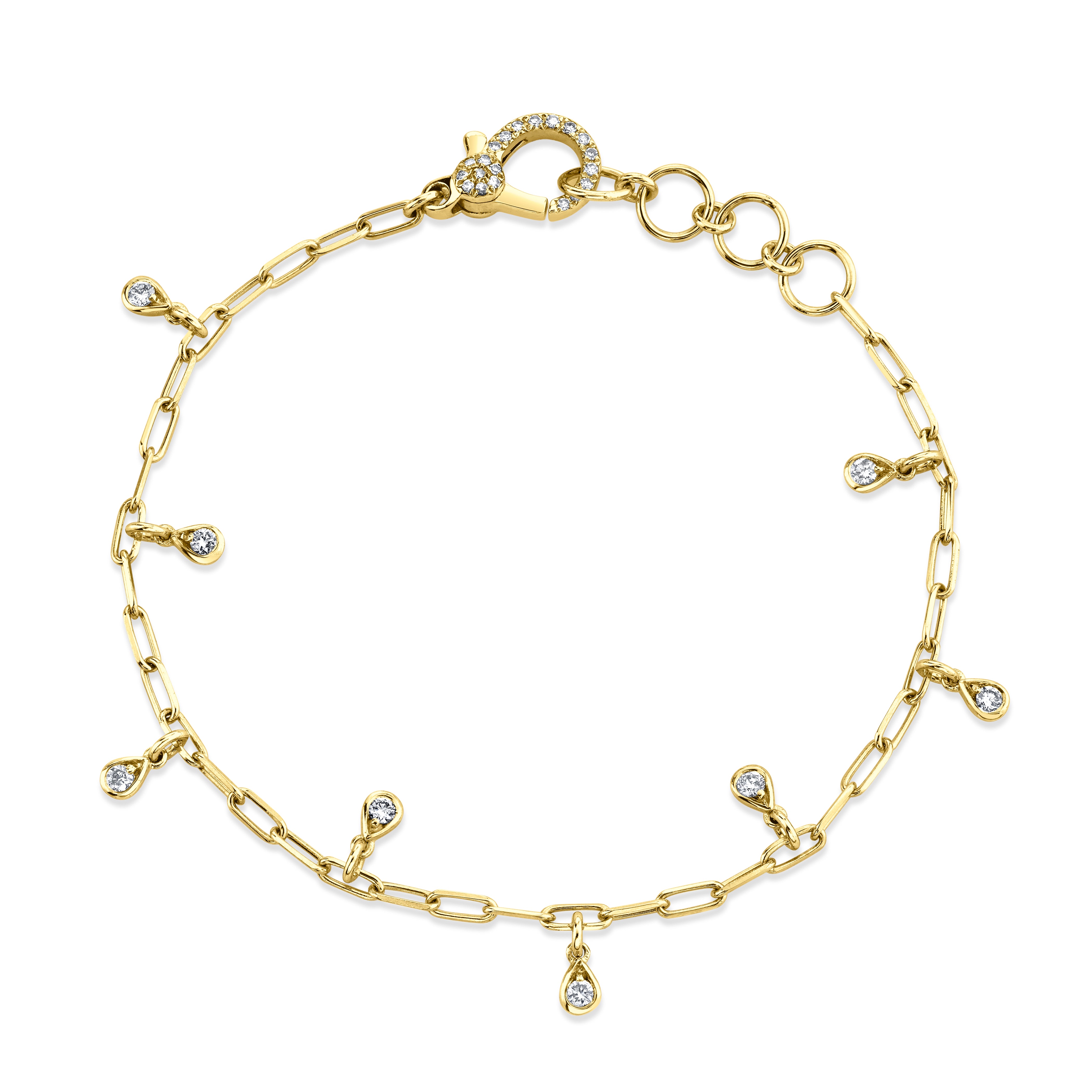 MINI ME DIAMOND BABY DANGLE DROP BRACELET