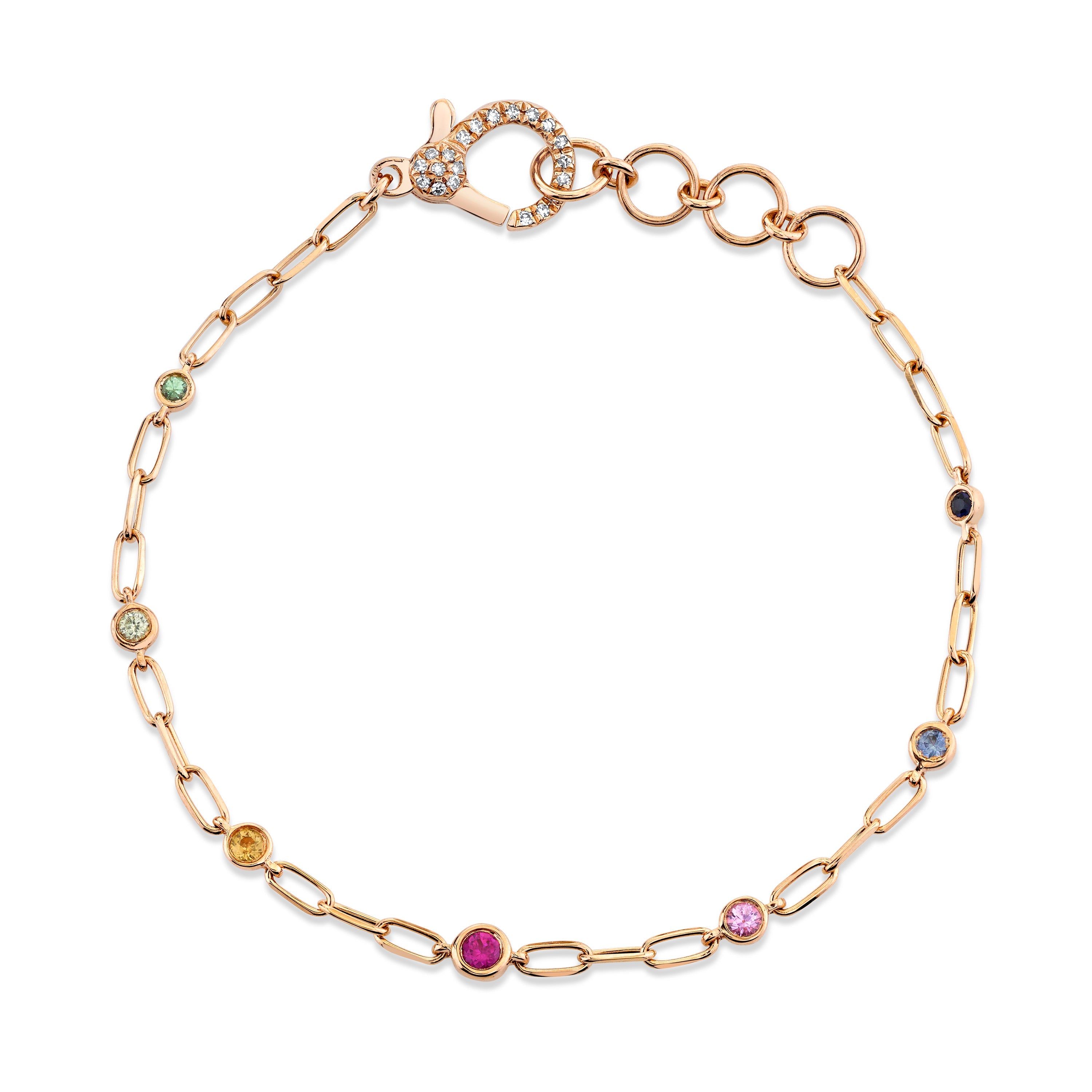 READY TO SHIP MINI ME RAINBOW STATION BRACELET