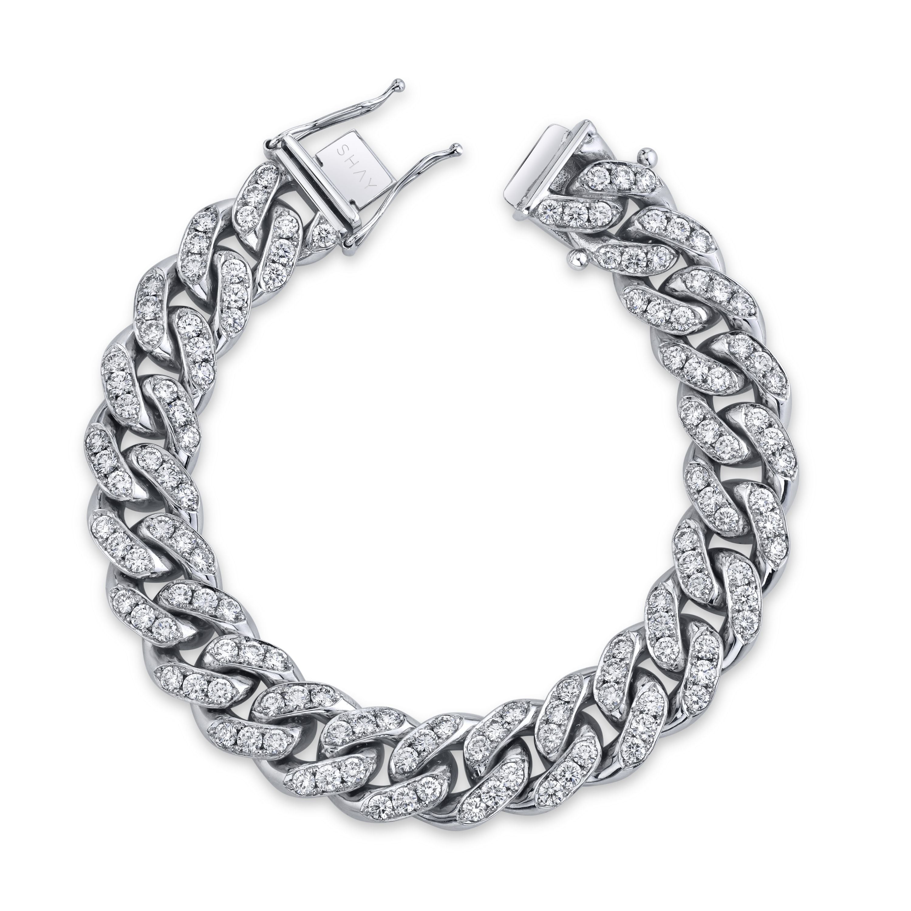 MEN'S DIAMOND MEGA LINK BRACELET