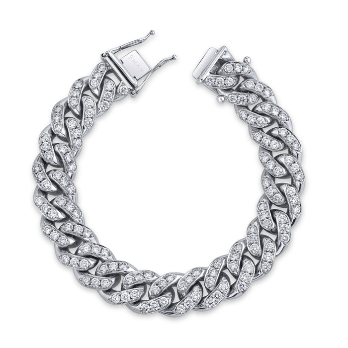 MEN'S DIAMOND MEGA LINK BRACELET, 15mm