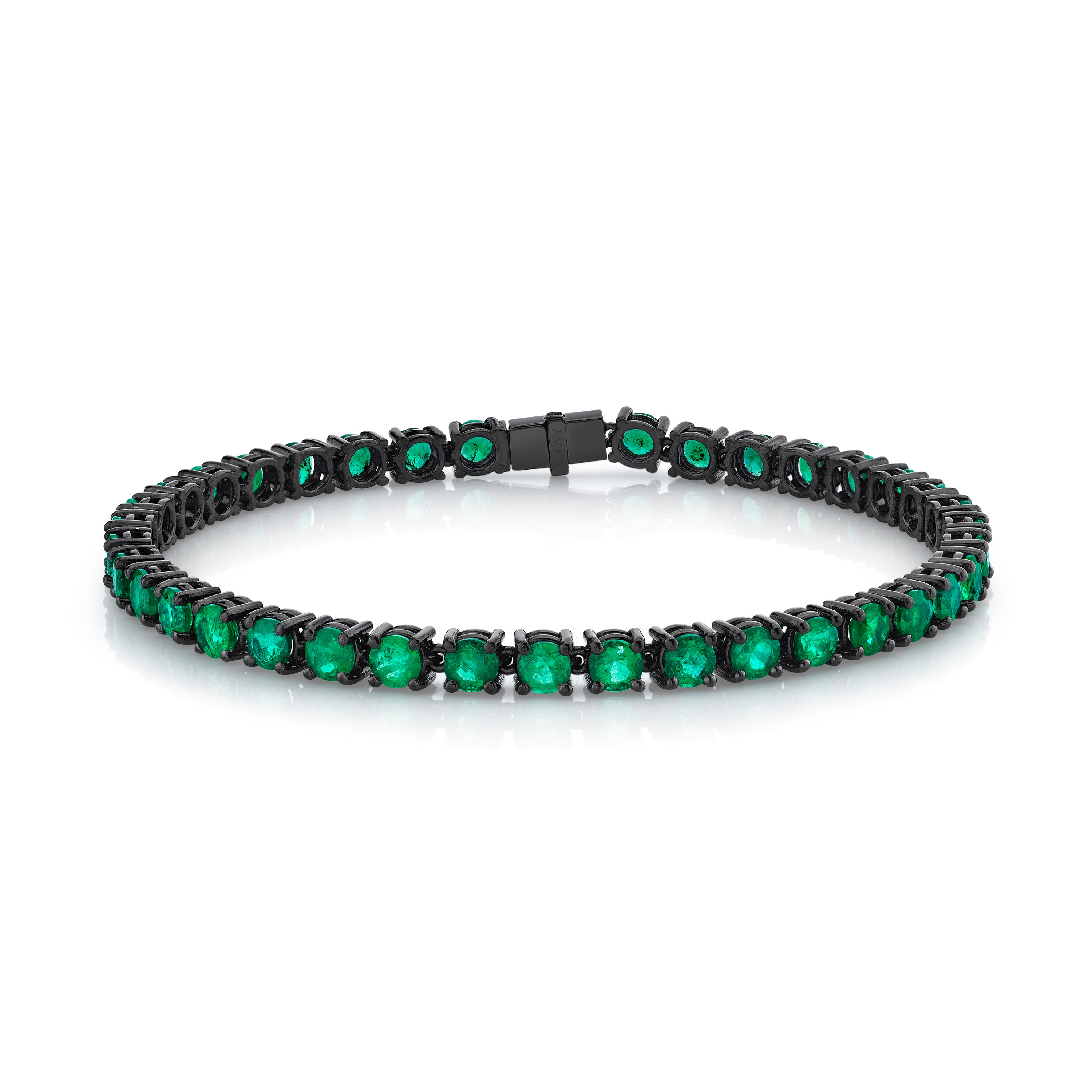 MEN'S EMERALD TENNIS BRACELET