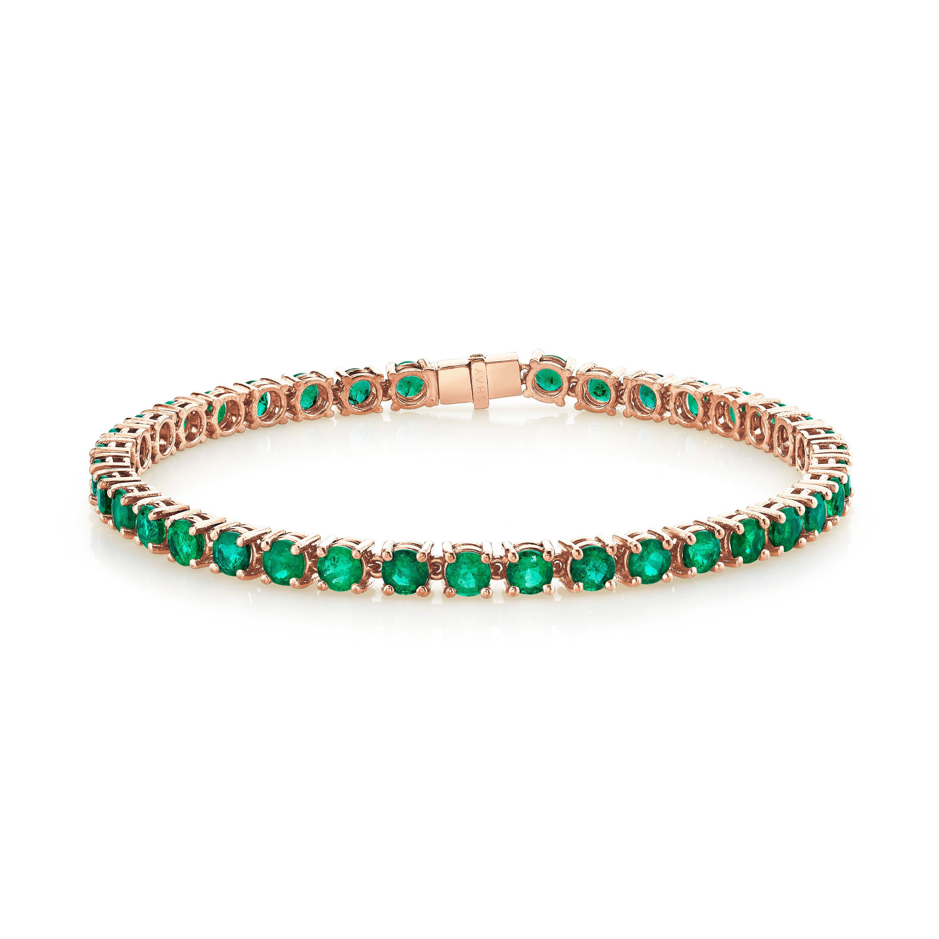 Mens emerald shop tennis bracelet