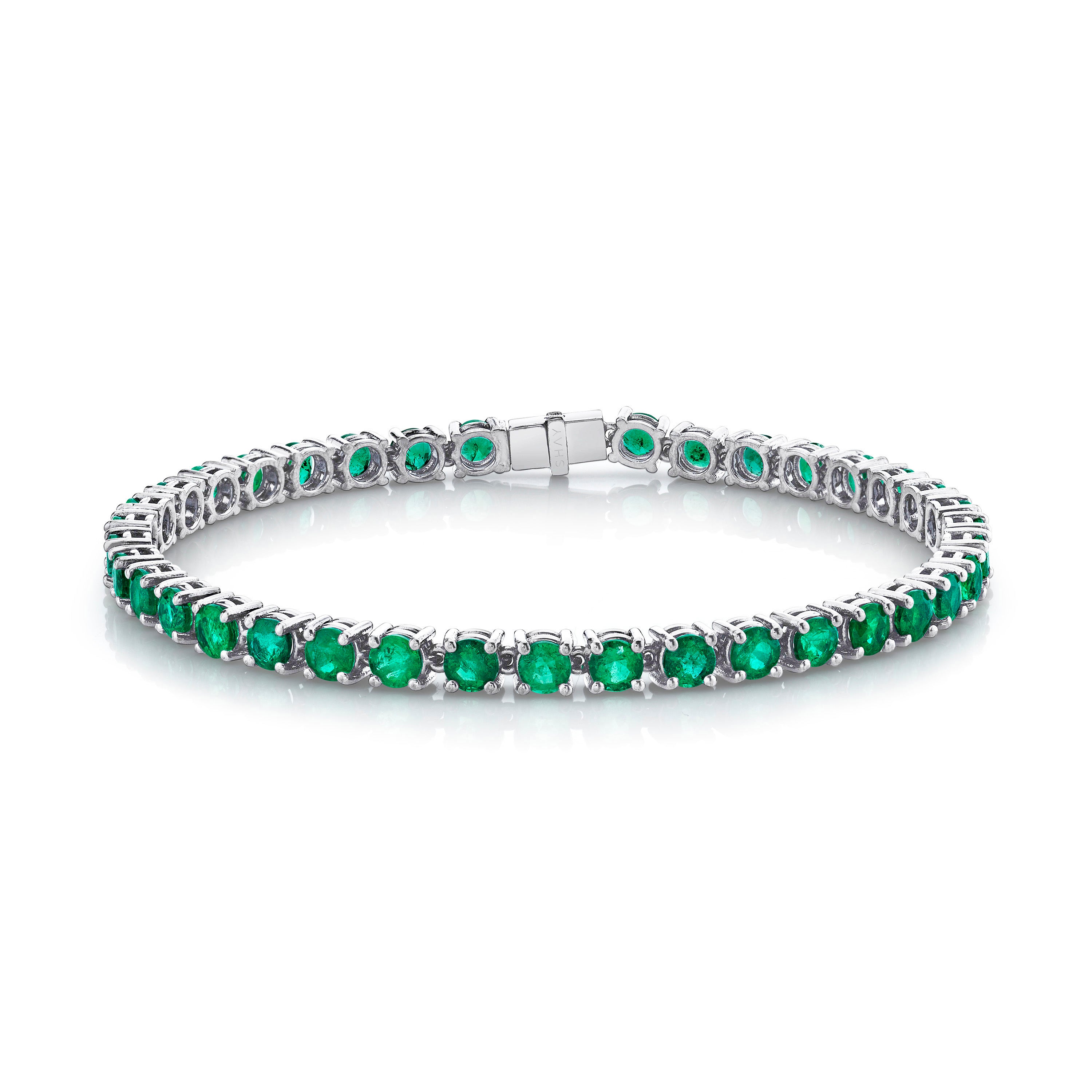 MEN'S EMERALD TENNIS BRACELET