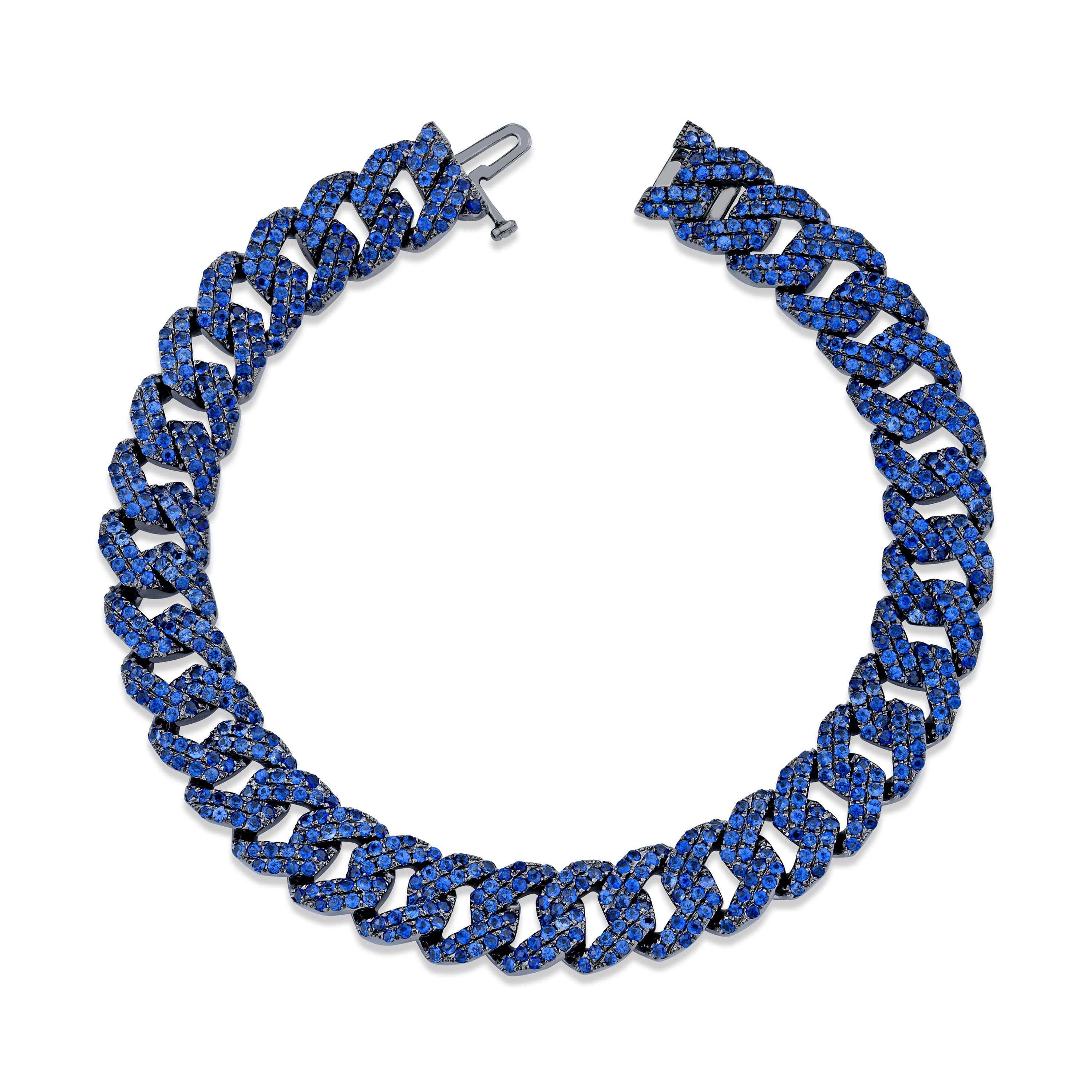 Sapphire Bracelet Mangalsutra With Black Beads | Sapphire bracelet, Modern  bracelets, Black beads