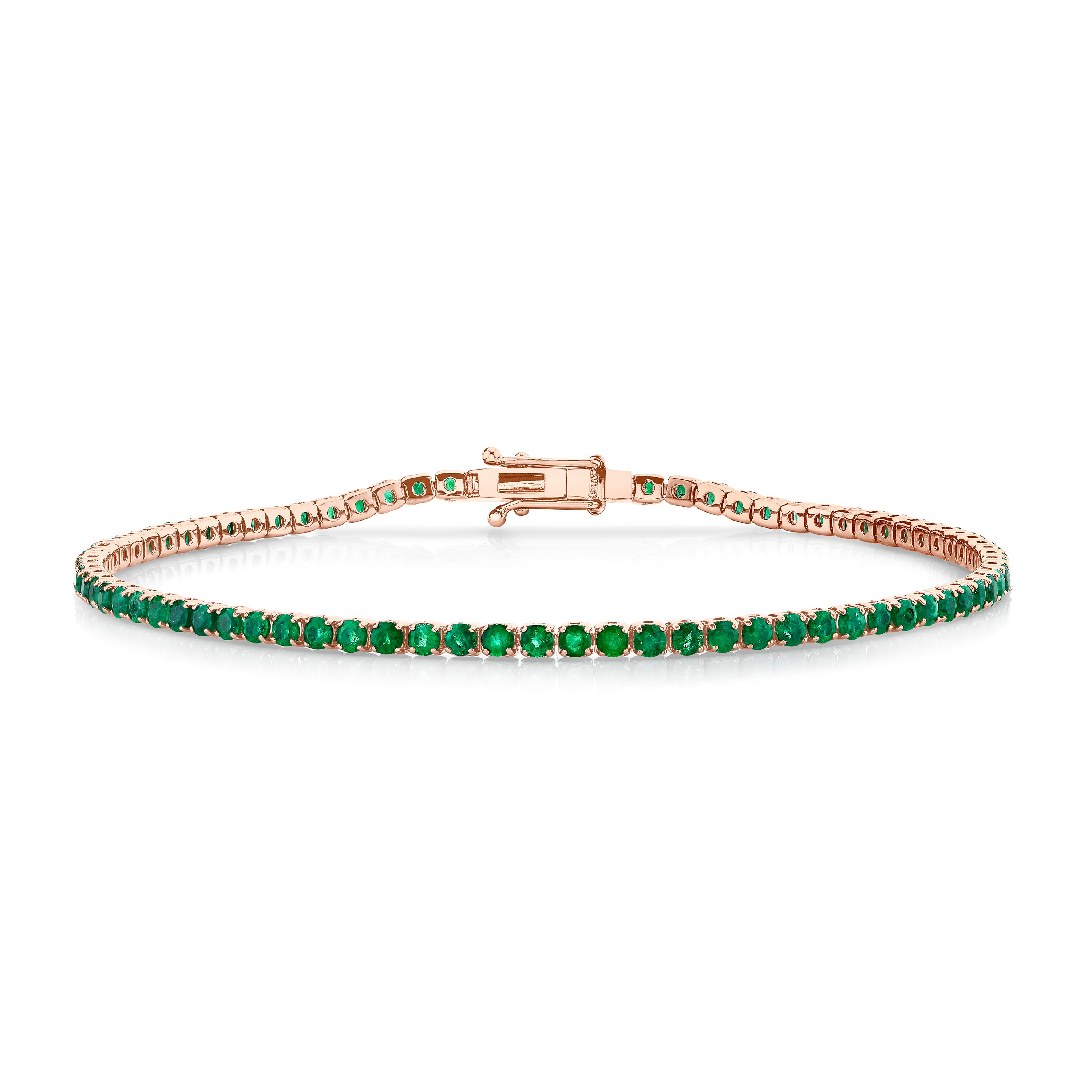 MEN'S EMERALD THREAD BRACELET