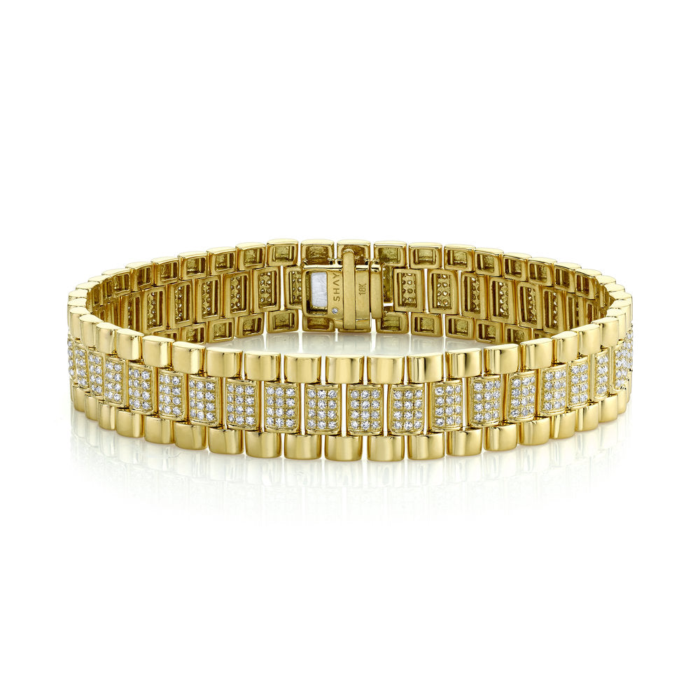 TWO-TONE STAINLESS STEEL ROLEX STYLE BRACELET - Howard's Jewelry Center