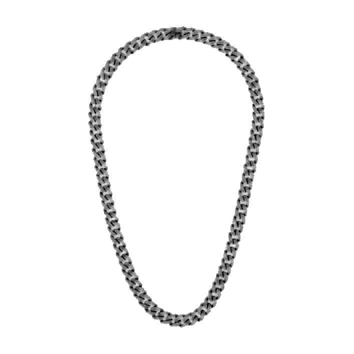 black diamond chain necklace