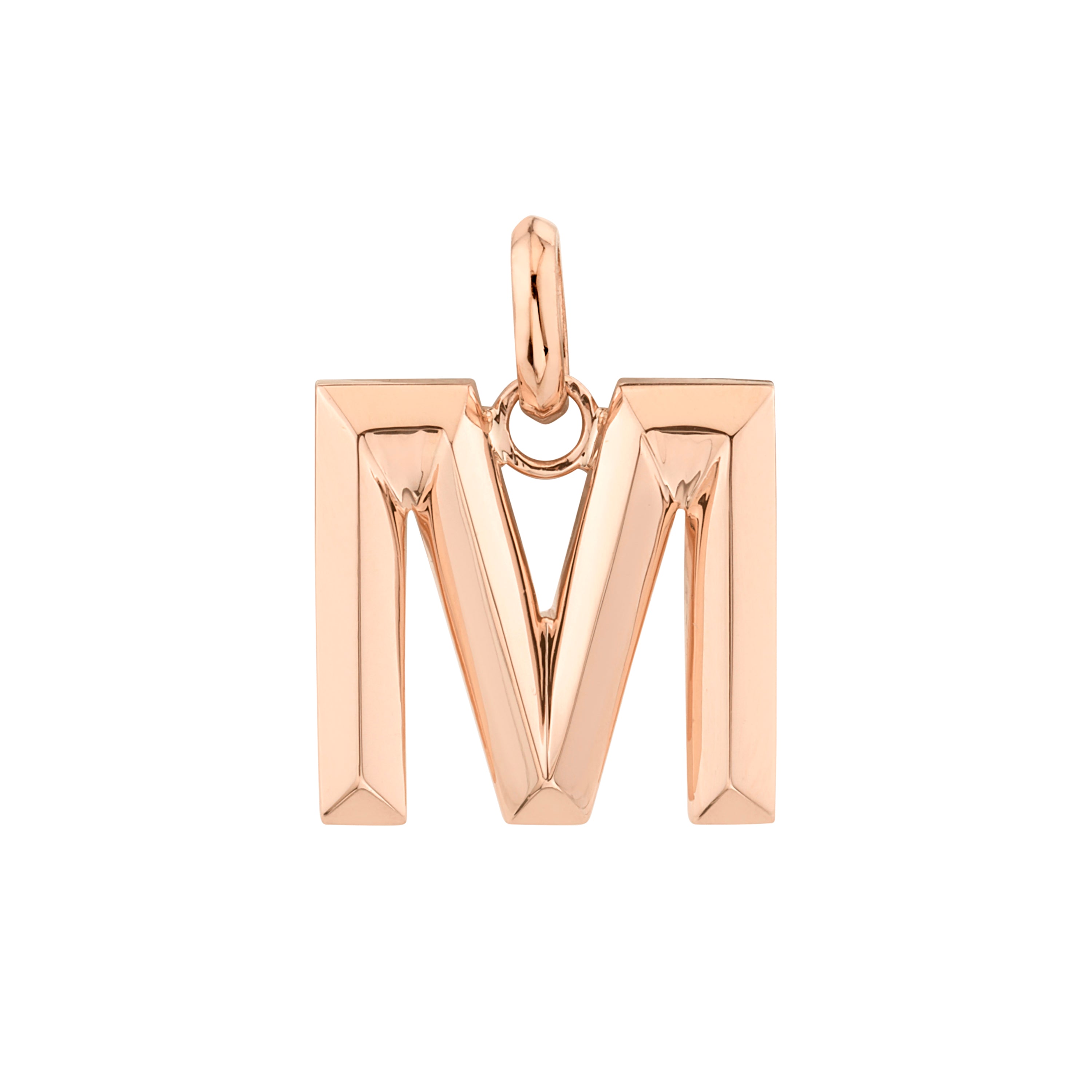 SOLID GOLD LETTER PENDANT