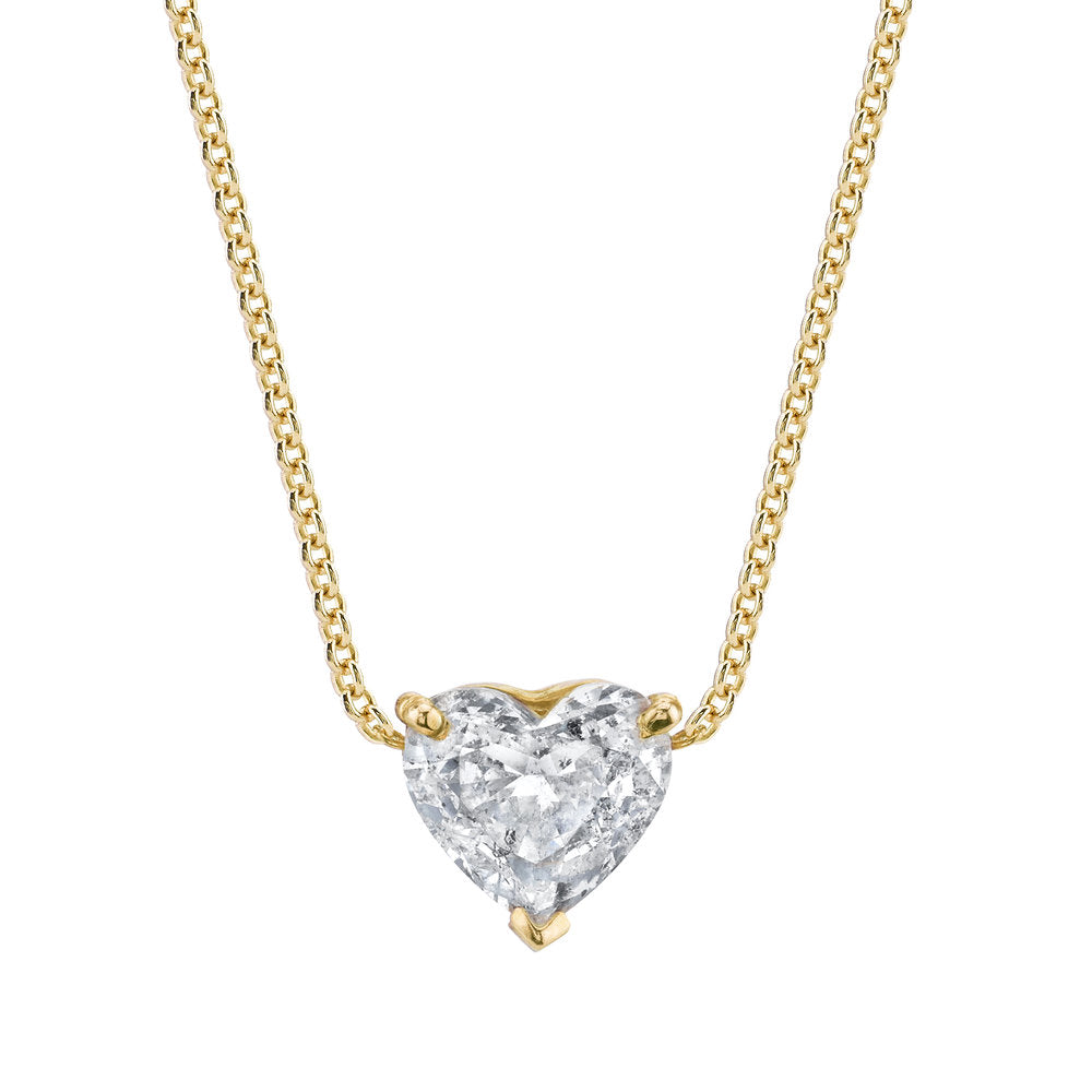 Diamond Heart Necklace 3/8 Carat tw 10K White Gold | Jared