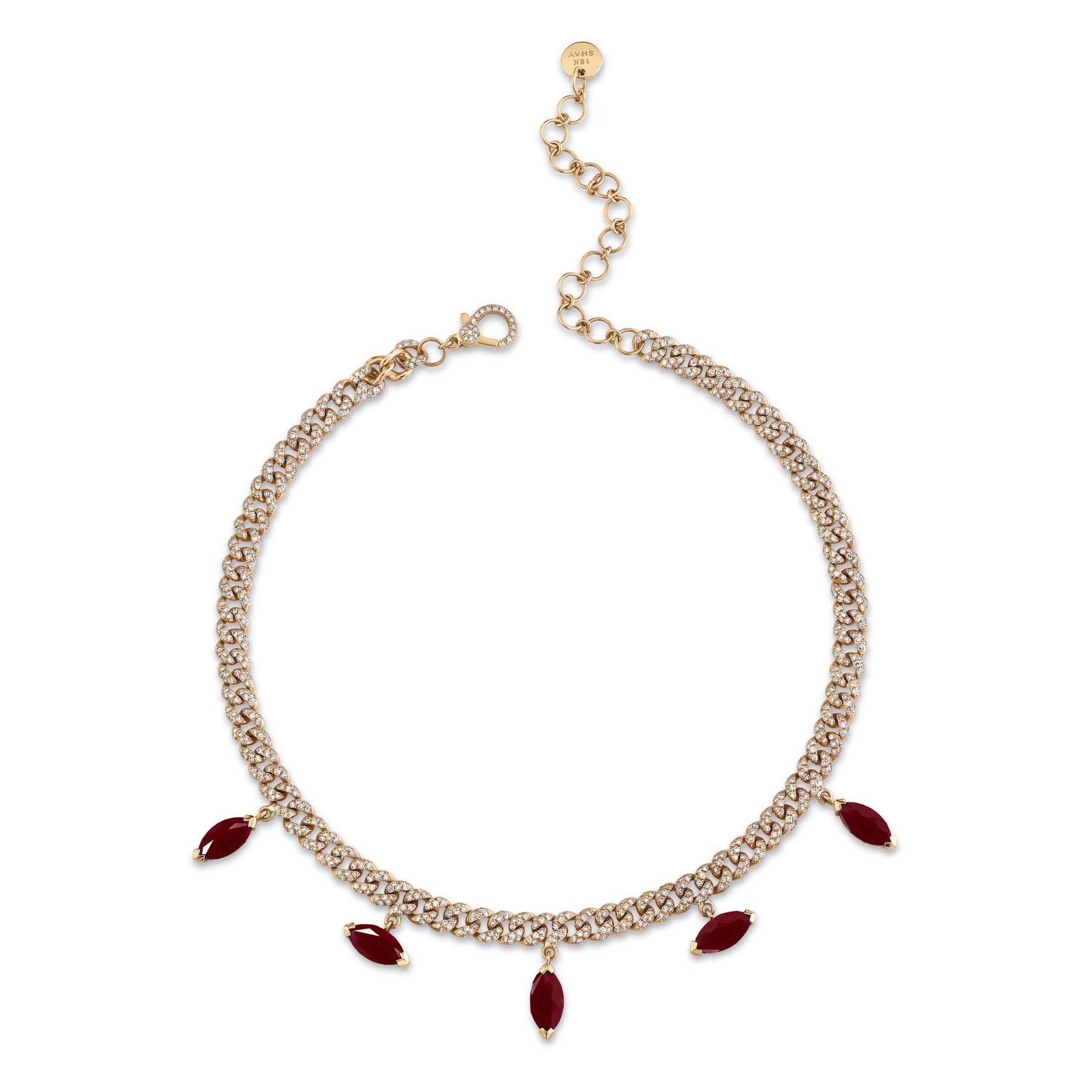 RUBY MARQUISE DROP CHOKER
