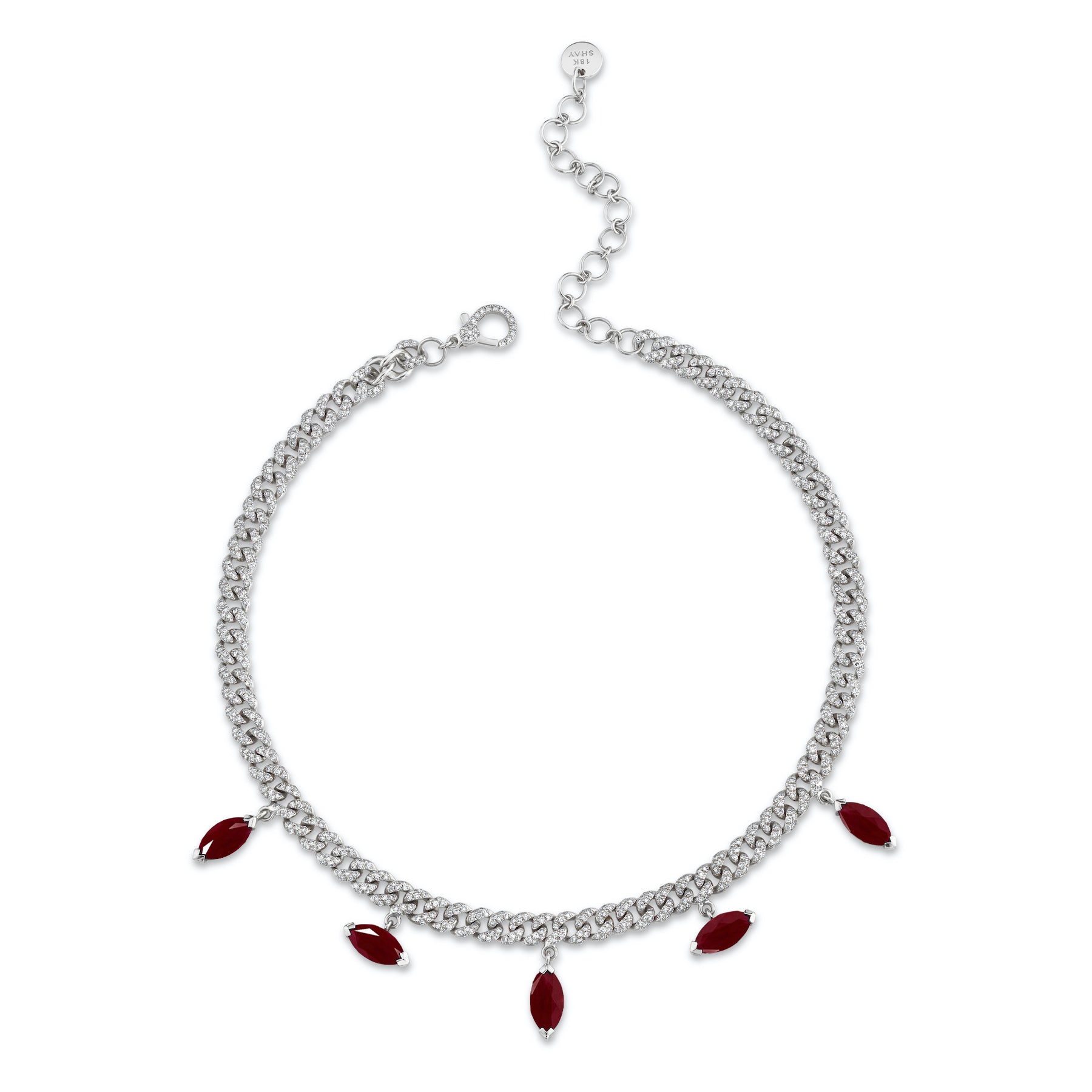 RUBY MARQUISE DROP CHOKER