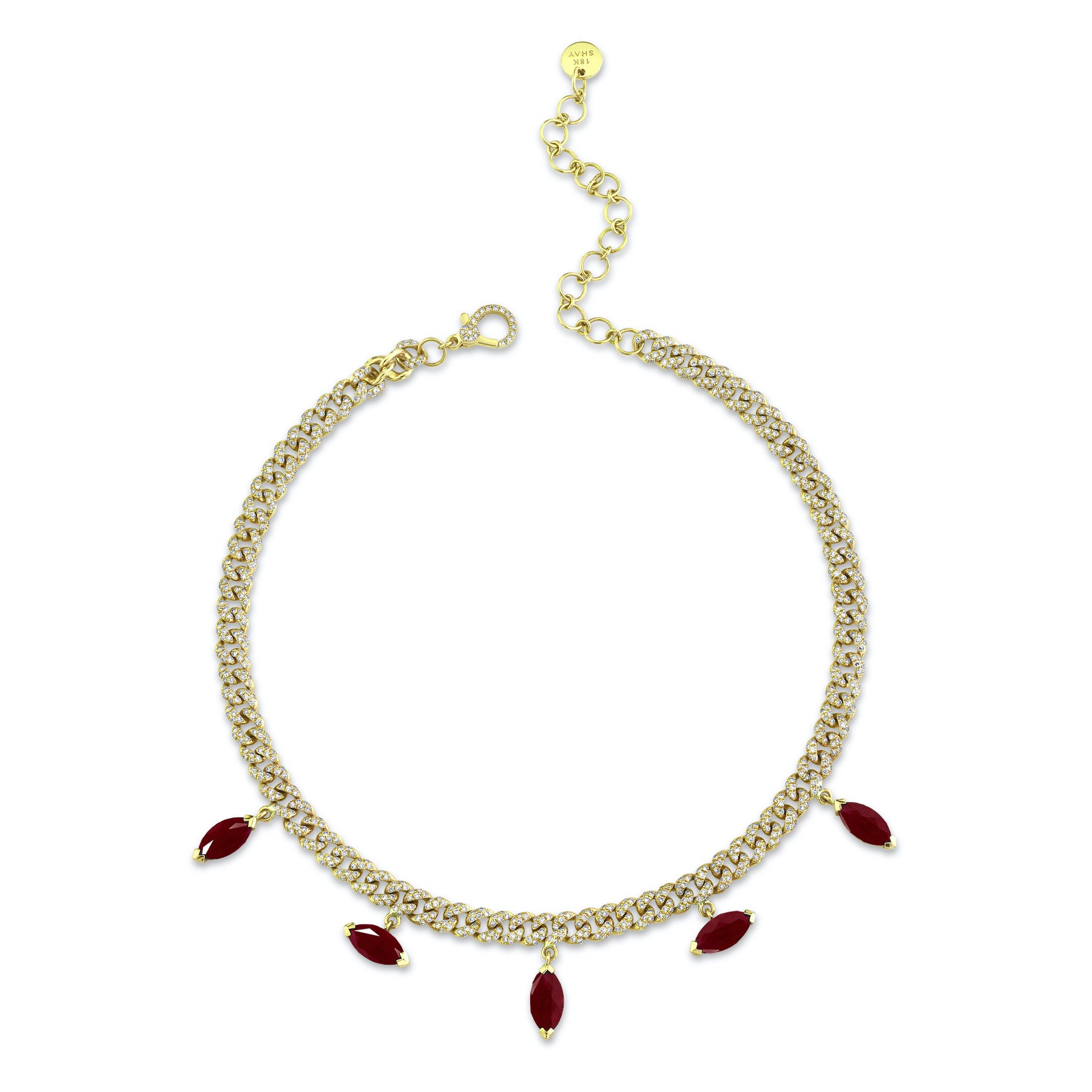 RUBY MARQUISE DROP CHOKER