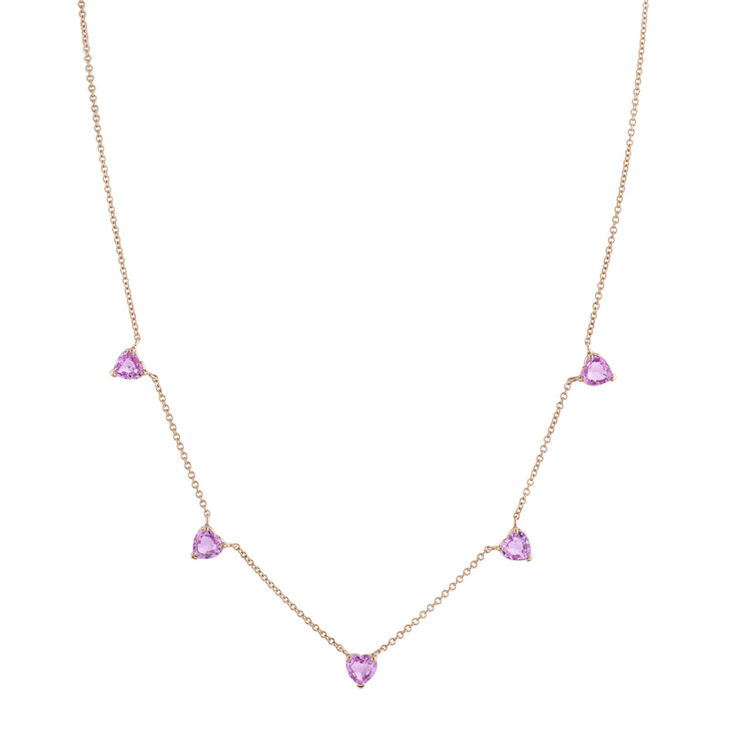 Shy Creations Rose Gold Heart Necklace 001-165-00944