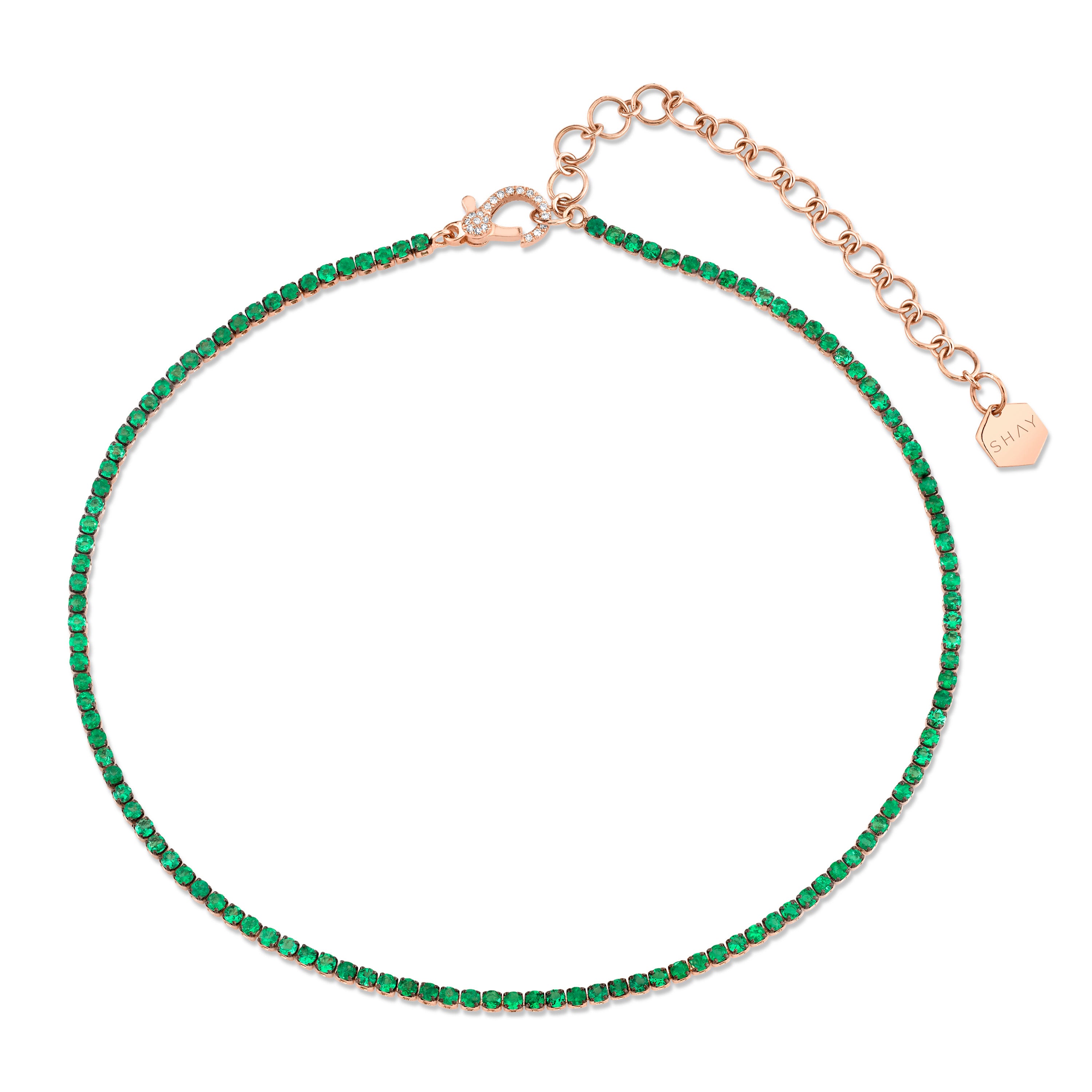 EMERALD THREAD CHOKER