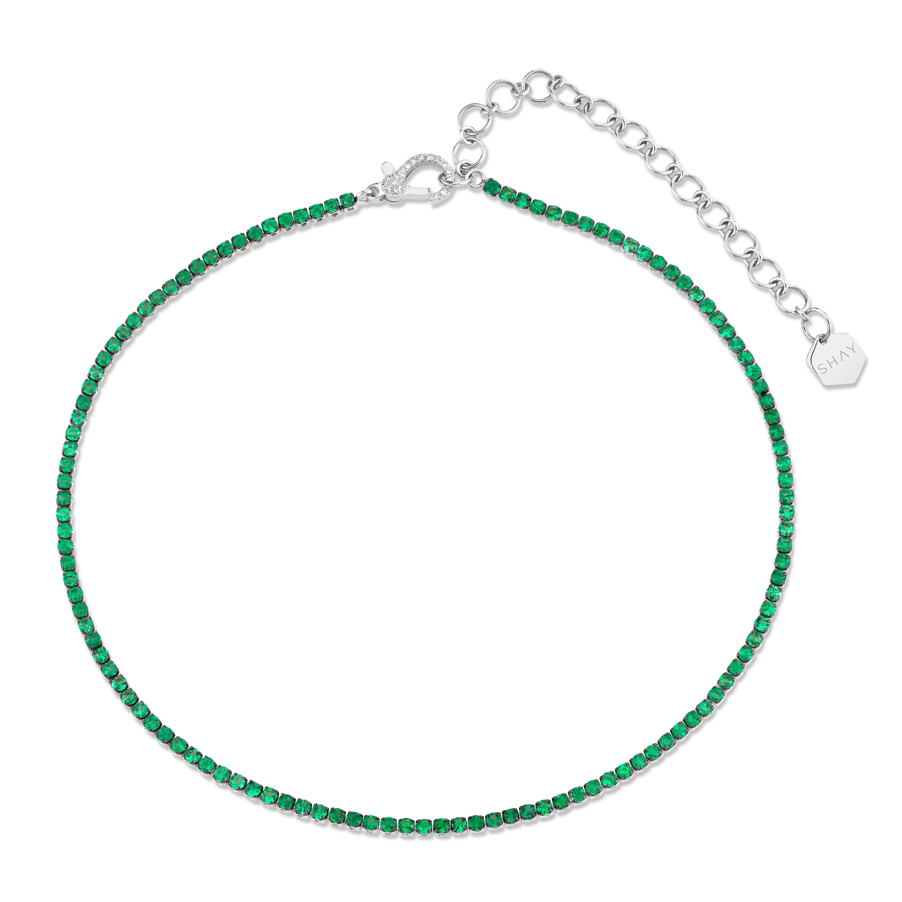 EMERALD THREAD CHOKER