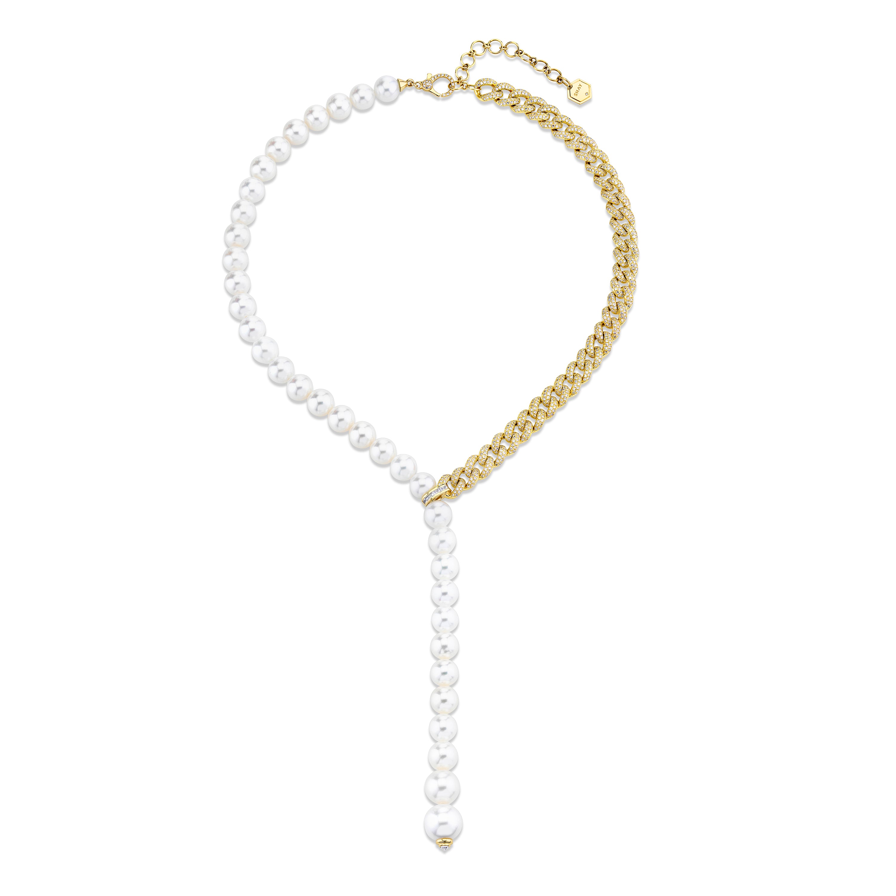 GoldNera Gold Plated Brass Pearl Necklace Half Pearl Half Link Chain Mens Chain  Necklace Brass Plated Brass, Mother of Pearl Necklace Price in India - Buy  GoldNera Gold Plated Brass Pearl Necklace