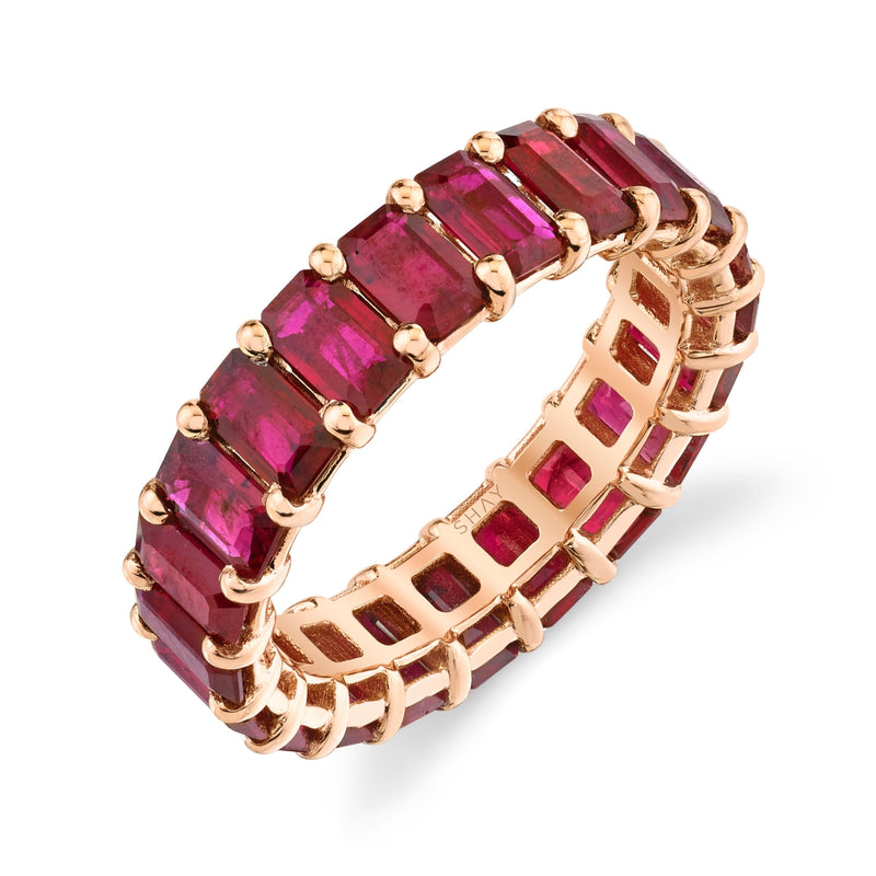 READY TO SHIP RUBY ETERNITY BAND
