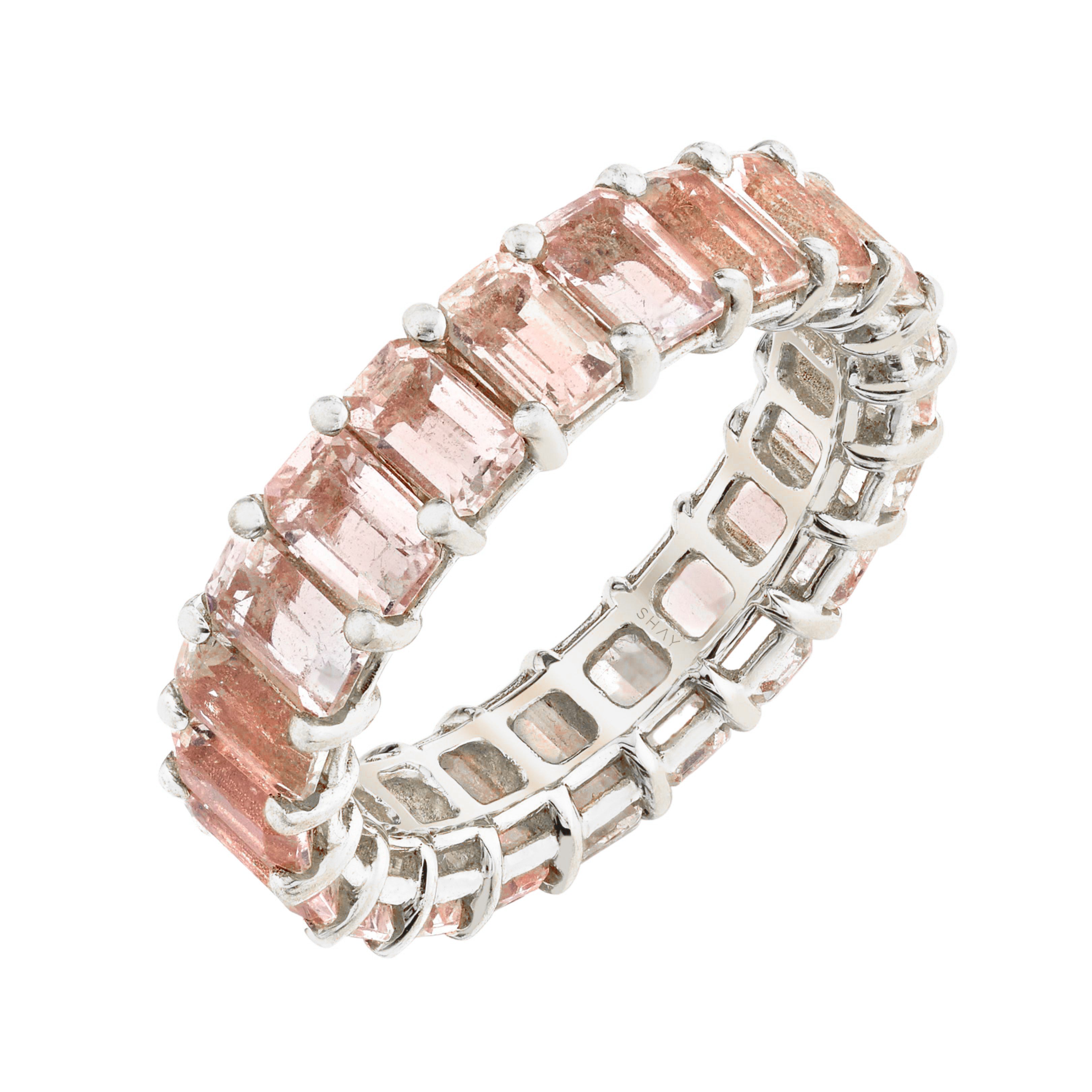 Morganite deals infinity band