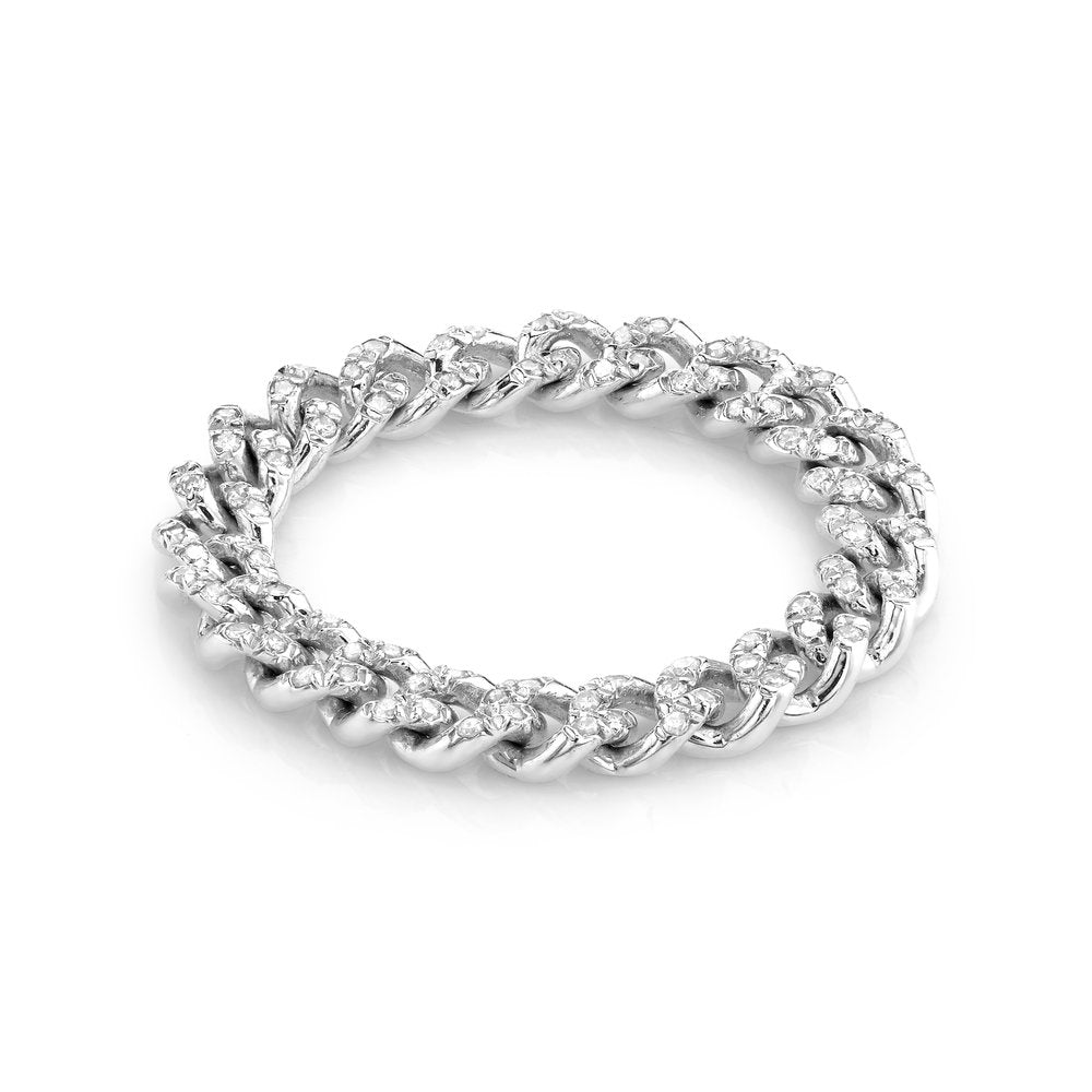 DIAMOND PAVE BABY LINK RING – SHAY JEWELRY