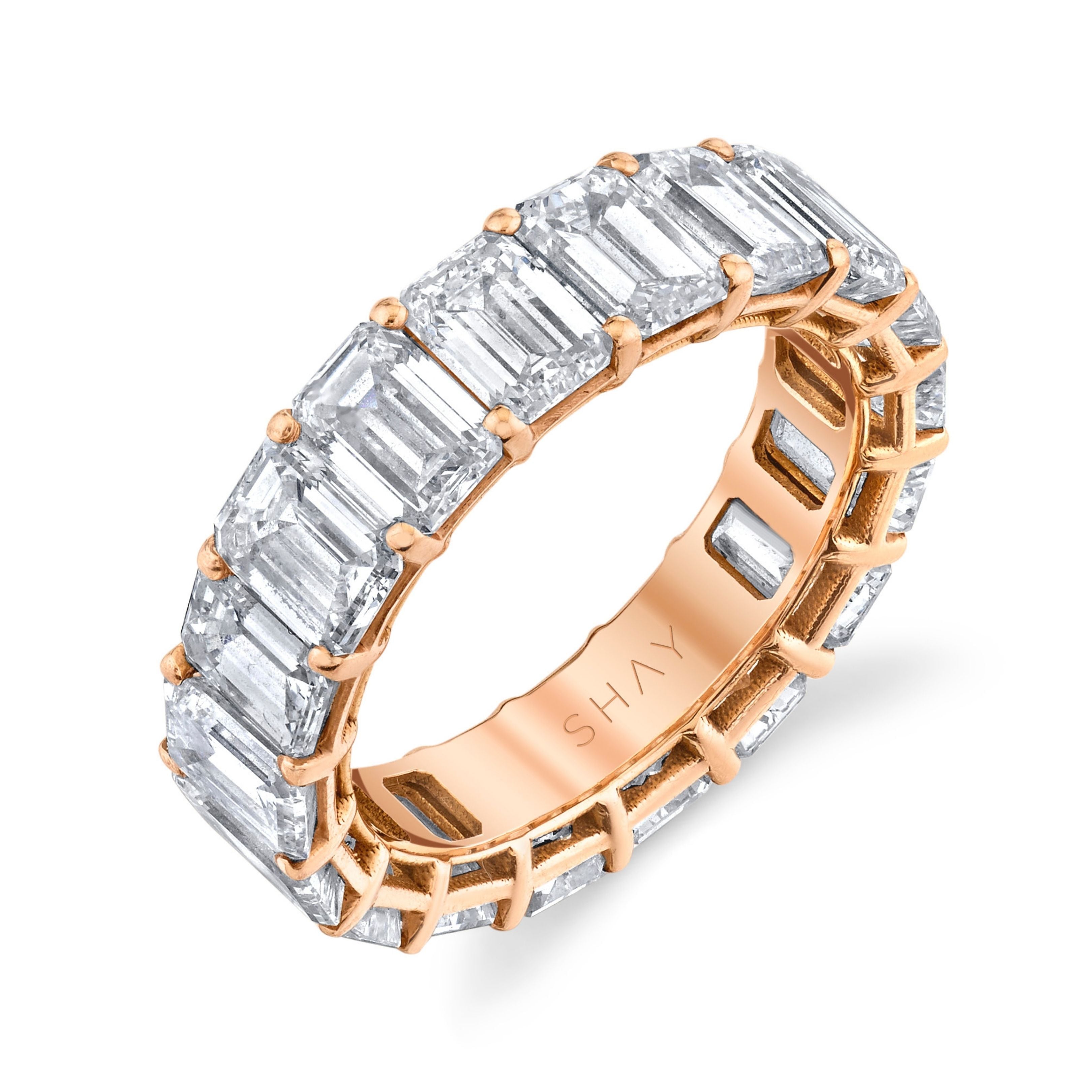 READY TO SHIP DIAMOND ETERNITY BAND, 8cts