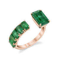 FLOATING EMERALD RING