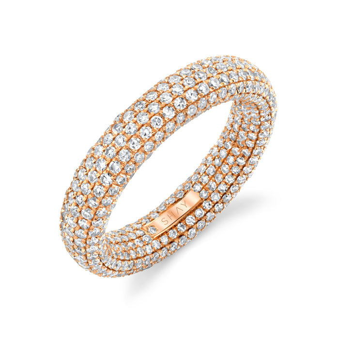 READY TO SHIP DIAMOND INSIDE & OUT ETERNITY BAND