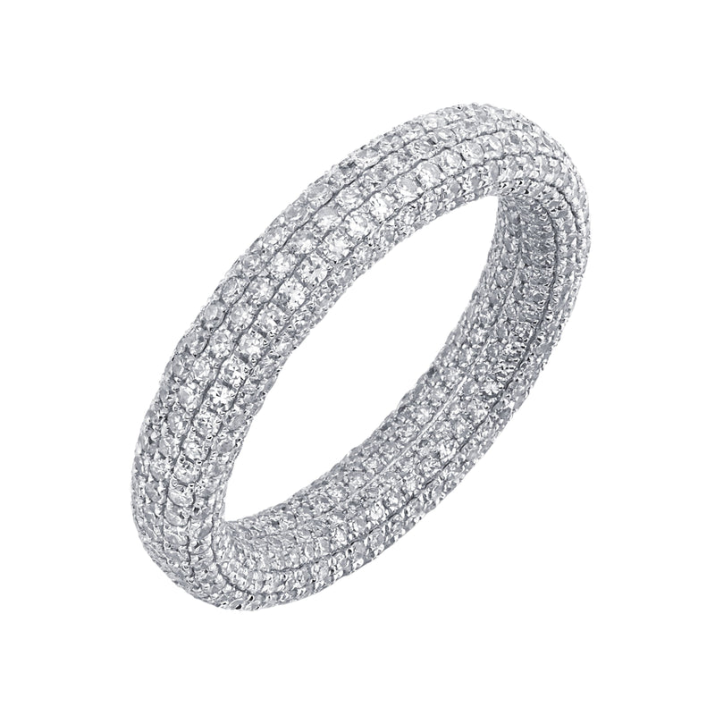 READY TO SHIP DIAMOND INSIDE & OUT ETERNITY BAND