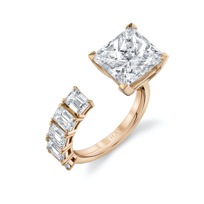 FLOATING PRINCESS DIAMOND RING