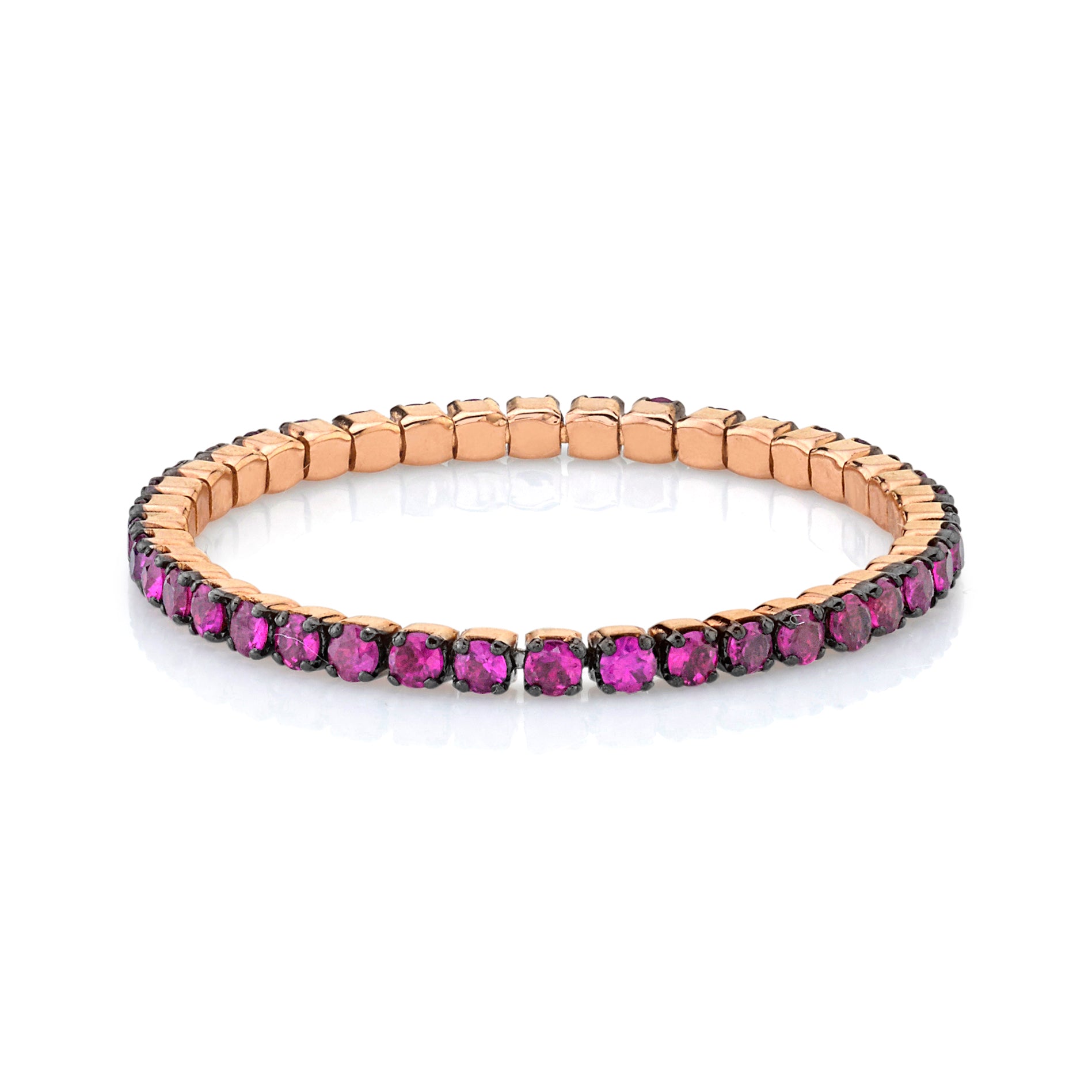 READY TO SHIP RUBY SINGLE THREAD RING
