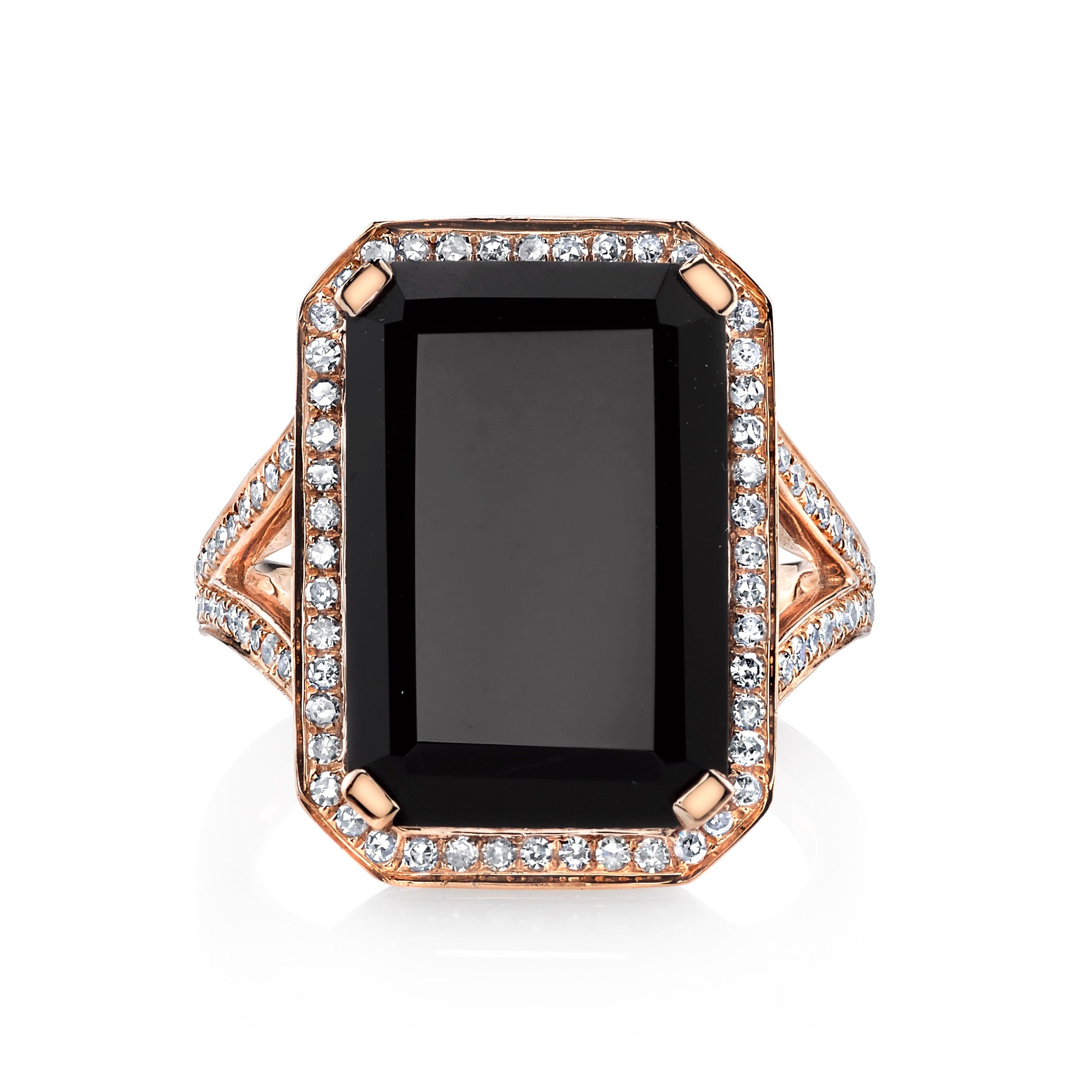 Black Flat Onyx Classic Ring For Men | Boutique Ottoman Exclusive