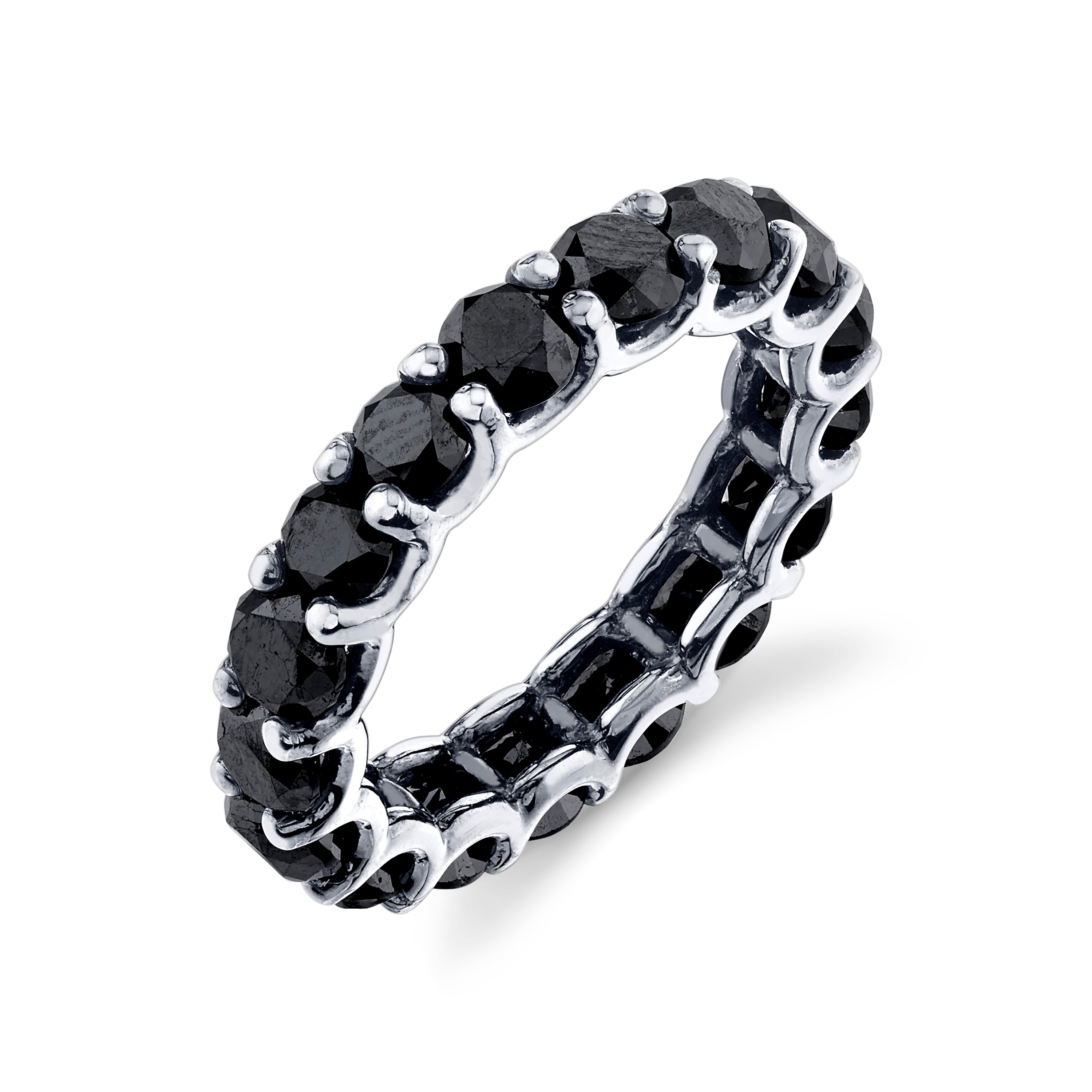 MEN'S BLACK DIAMOND ETERNITY BAND