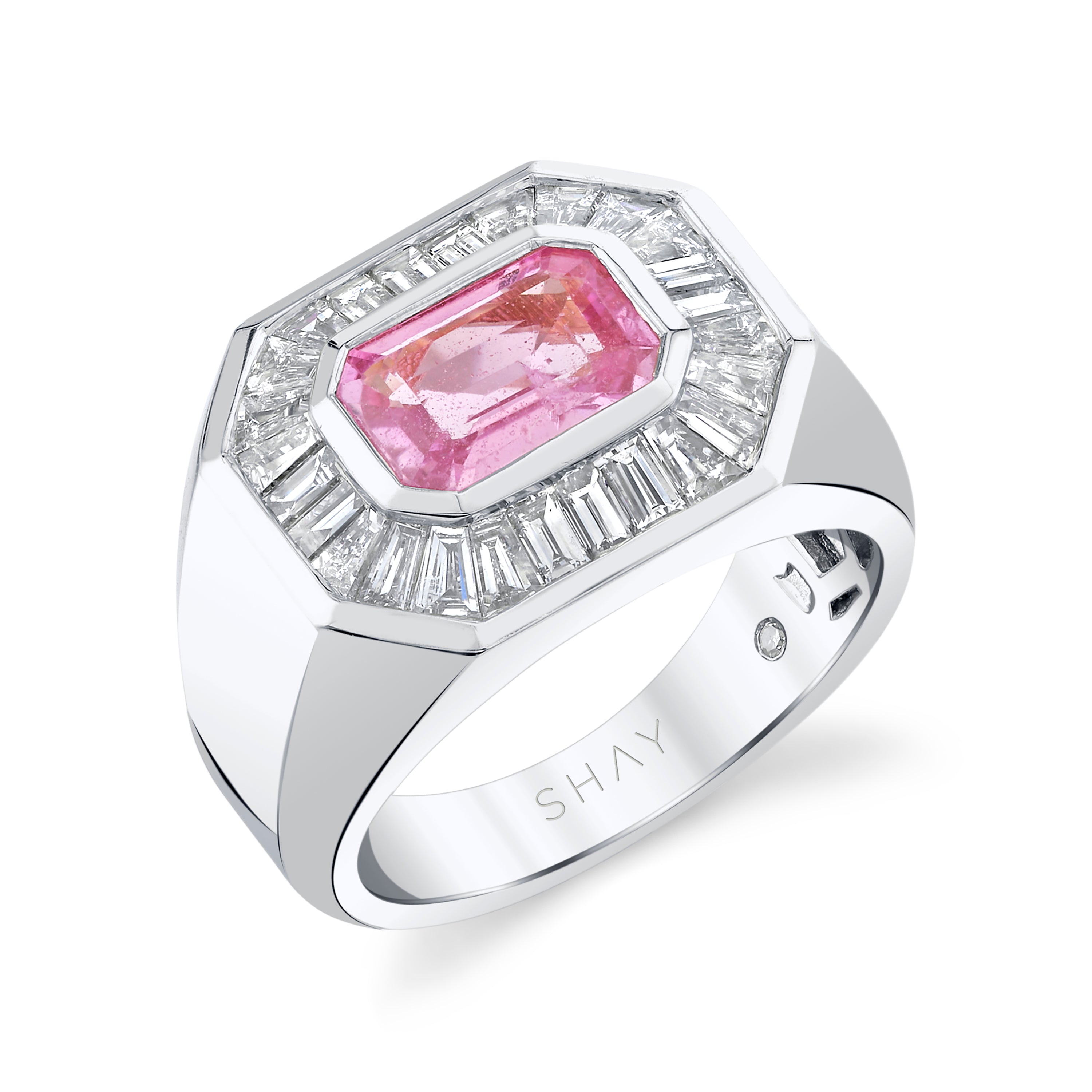 PINK SAPPHIRE & DIAMOND CHAMPIONSHIP RING