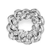 READY TO SHIP DIAMOND BAGUETTE ESSENTIAL LINK RING