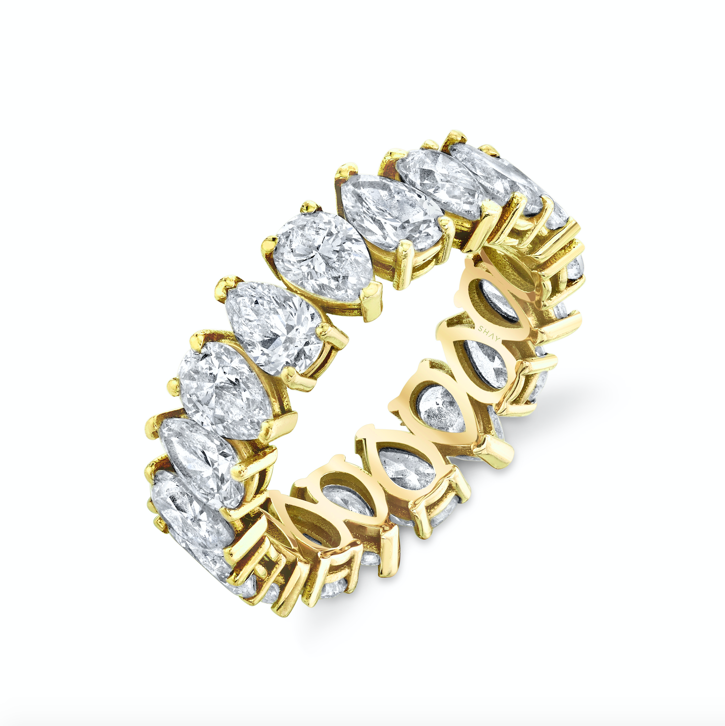 Buy Floral Eternity Diamond Finger Ring Online | ORRA