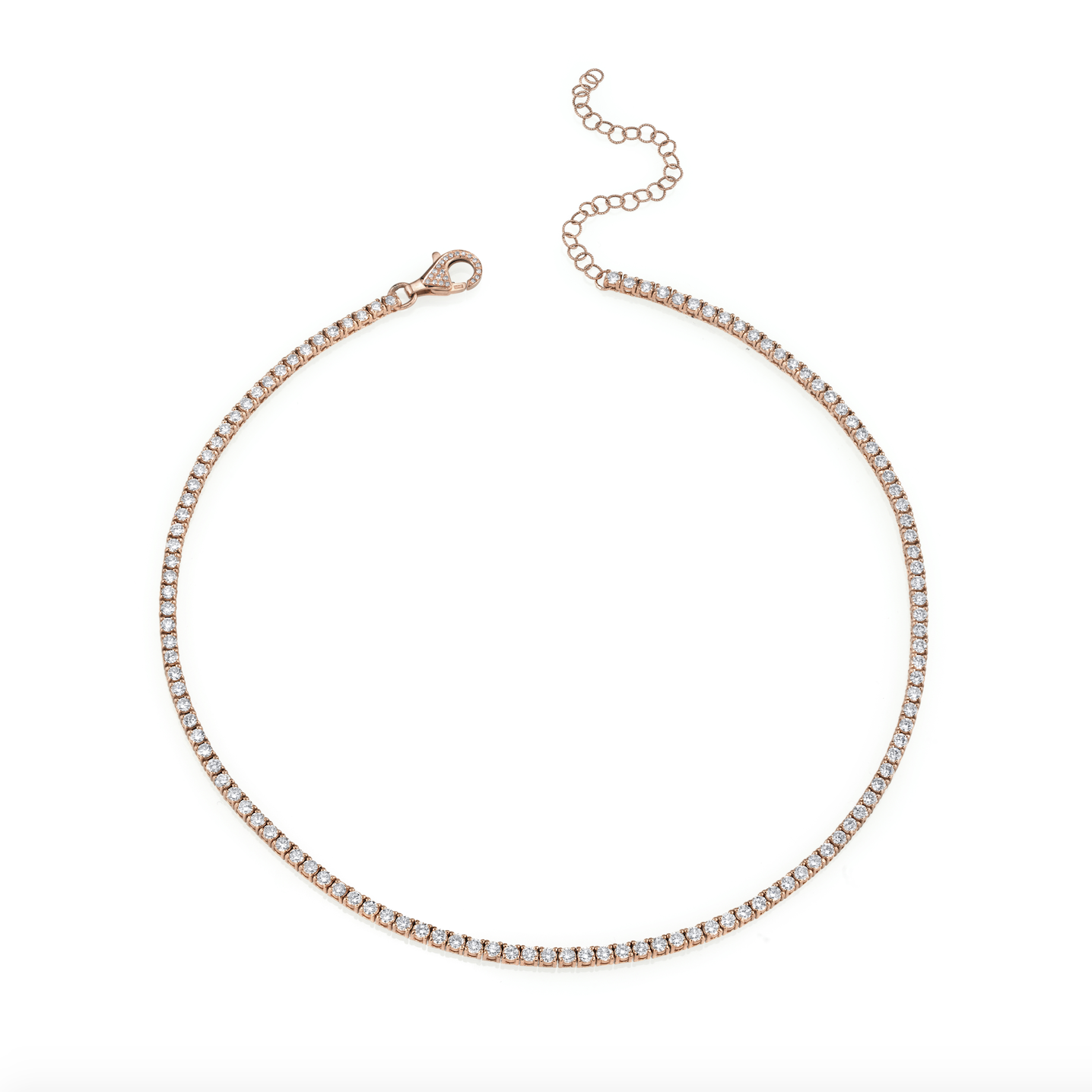 DIAMOND PAVE TENNIS CHOKER