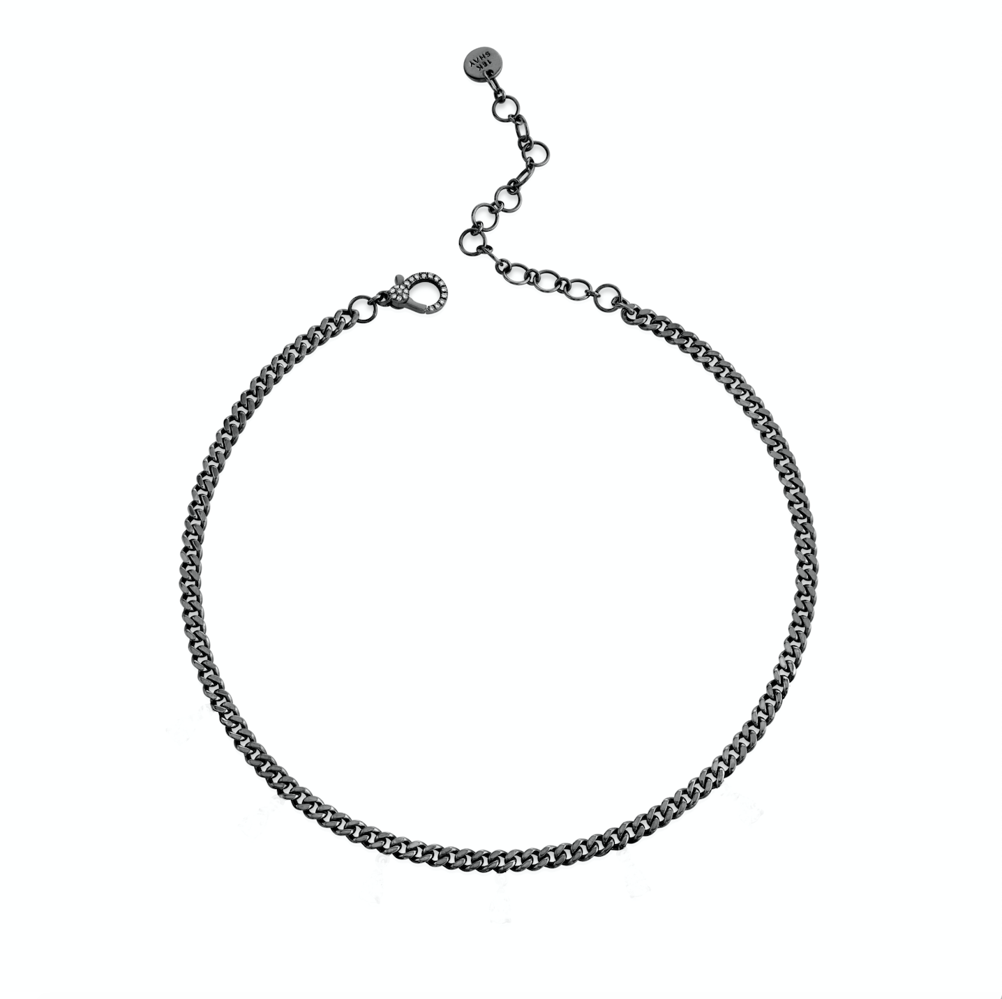 SOLID GOLD BABY LINK NECKLACE