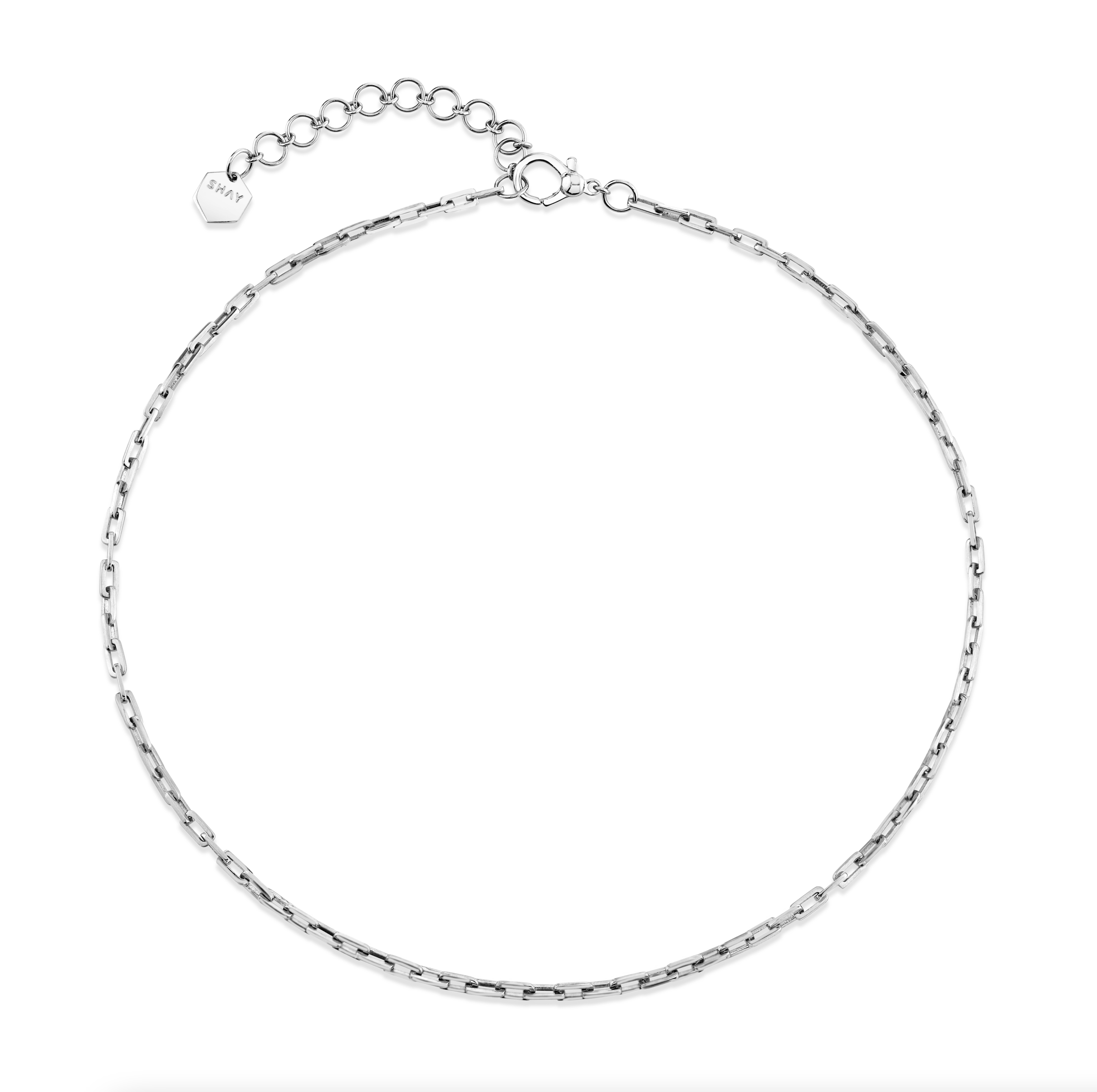 READY TO SHIP MEN'S SOLID GOLD BABY DECO LINK NECKLACE