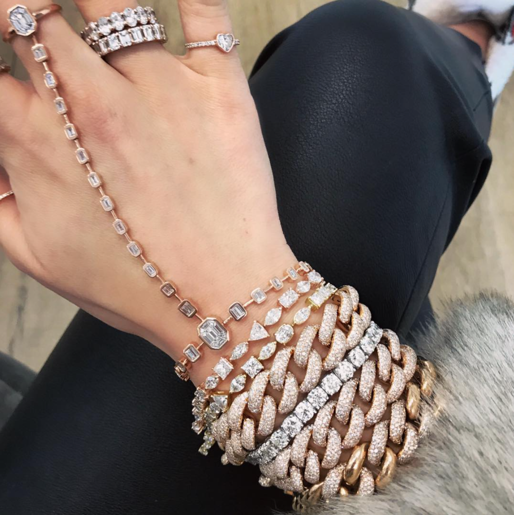 Leaf Diamond Bracelet | Fiona Diamonds