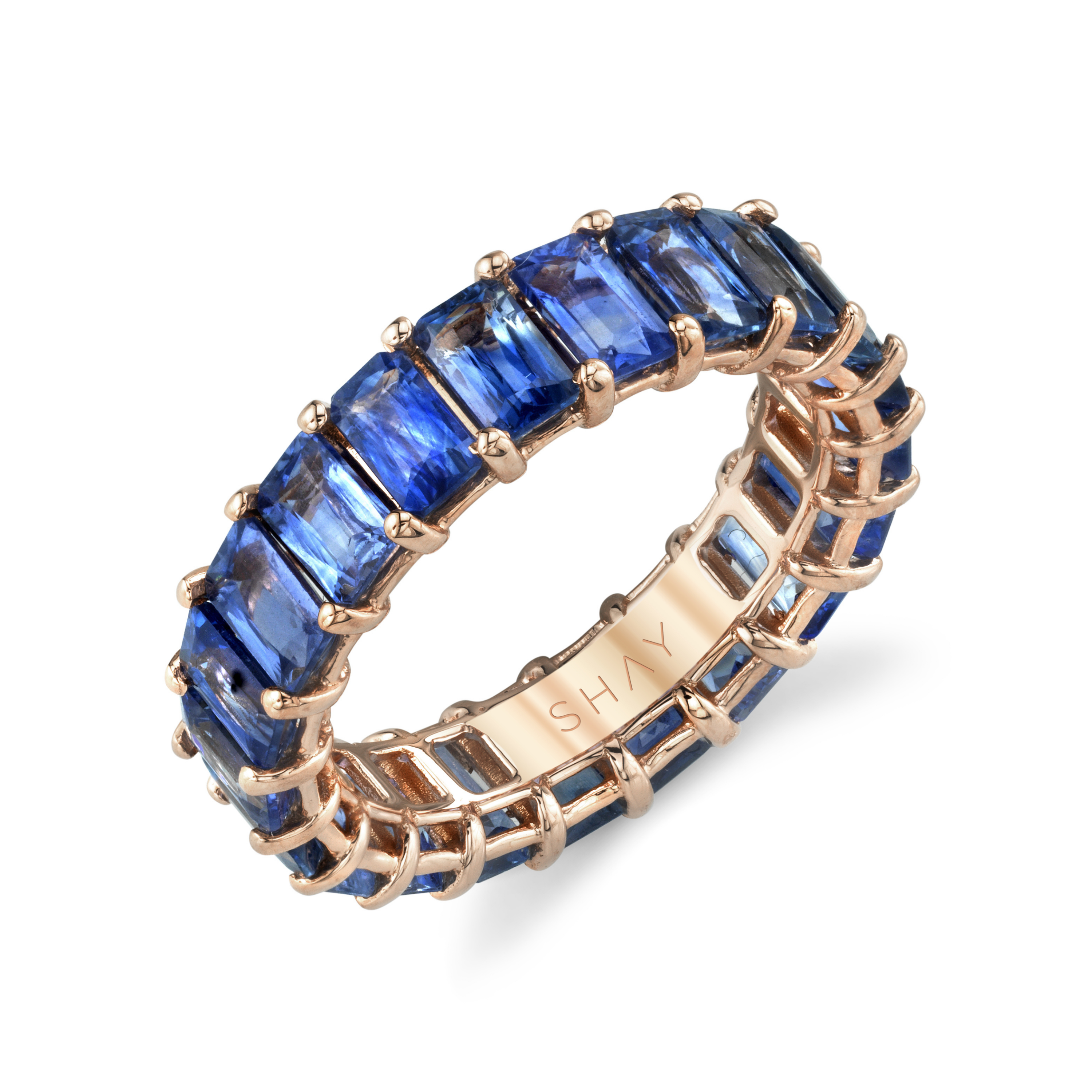 MEN'S BLUE SAPPHIRE ETERNITY BAND